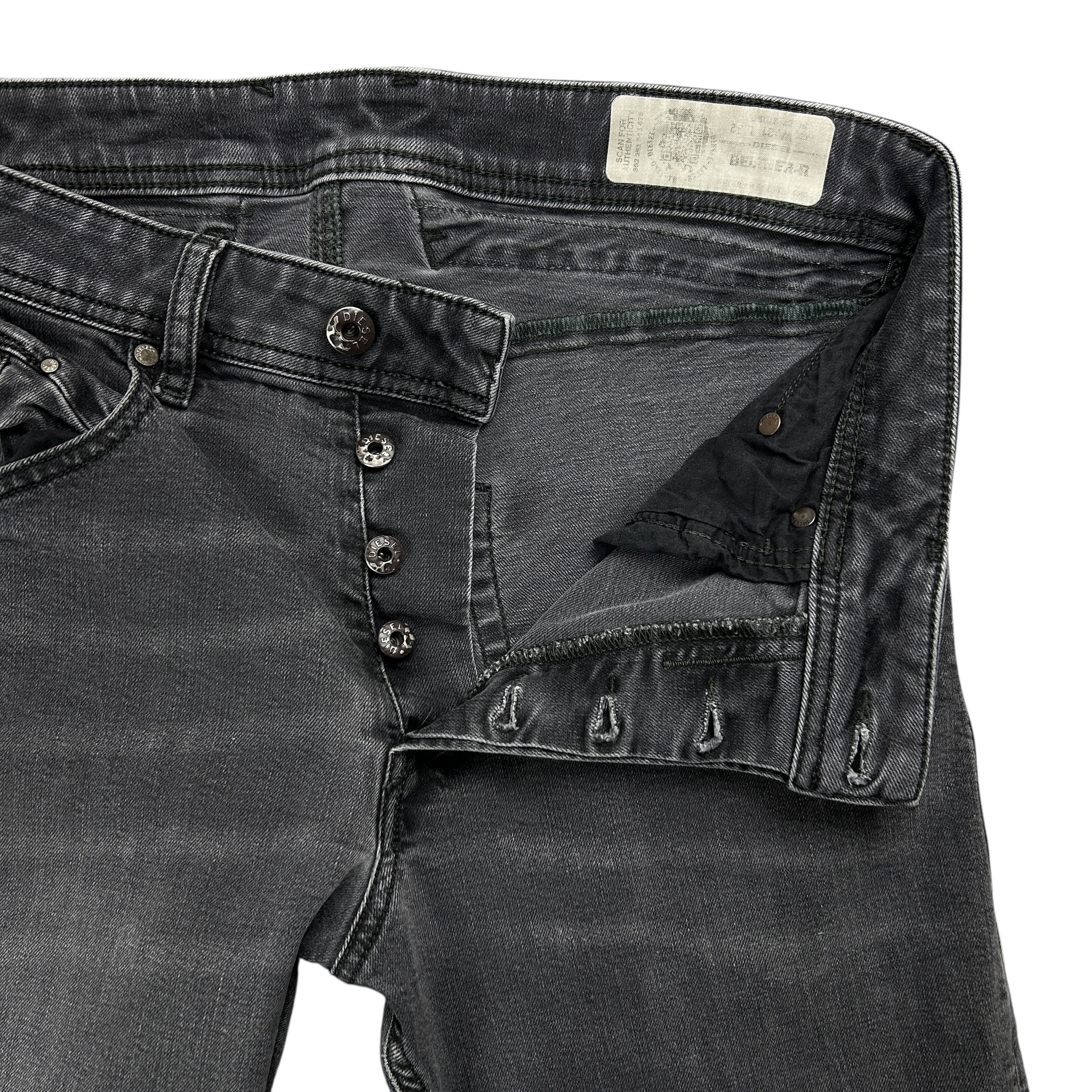 Diesel Diesel Belther R Gray Stretch Slim Skinny Jeans W31L32 Size US 31 - 5 Thumbnail