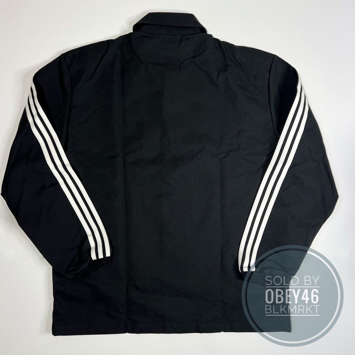 Adidas Adidas Originals Mesh Coach Jacket Black White Size US S / EU 44-46 / 1 - 8 Thumbnail