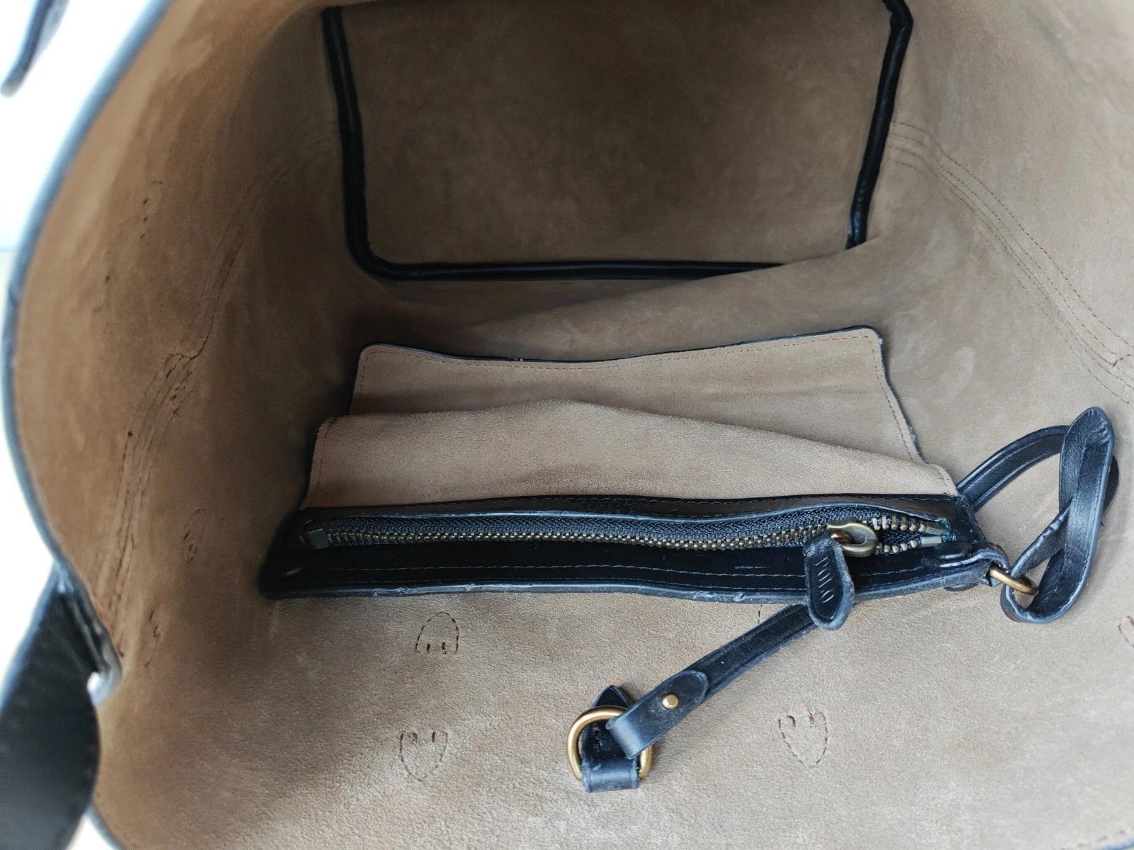 Polo Ralph Lauren Polo Ralph Lauren Bellport Leather Large Bucket Bag FTP 0006 Size ONE SIZE - 7 Thumbnail