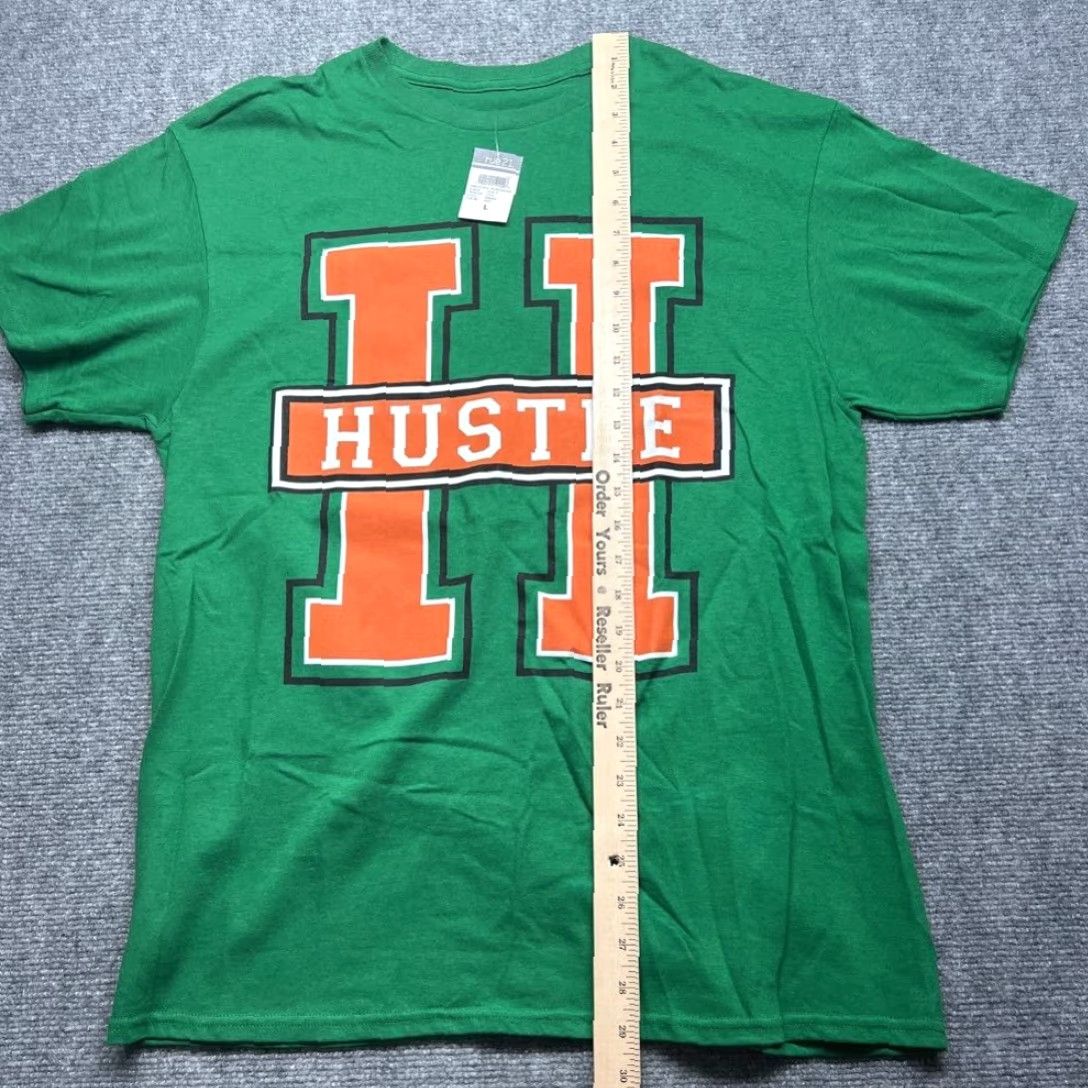 Vintage Rue21 T-Shirt Mens L Hustle Graphic Green Orange Cotton Crew Neck New Size US L / EU 52-54 / 3 - 5 Thumbnail