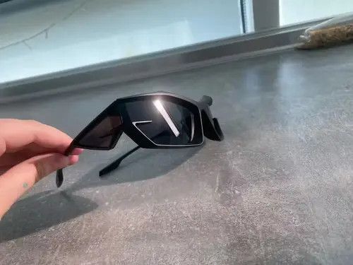 Other Batman Style All Black Sunglasses Size ONE SIZE - 4 Thumbnail