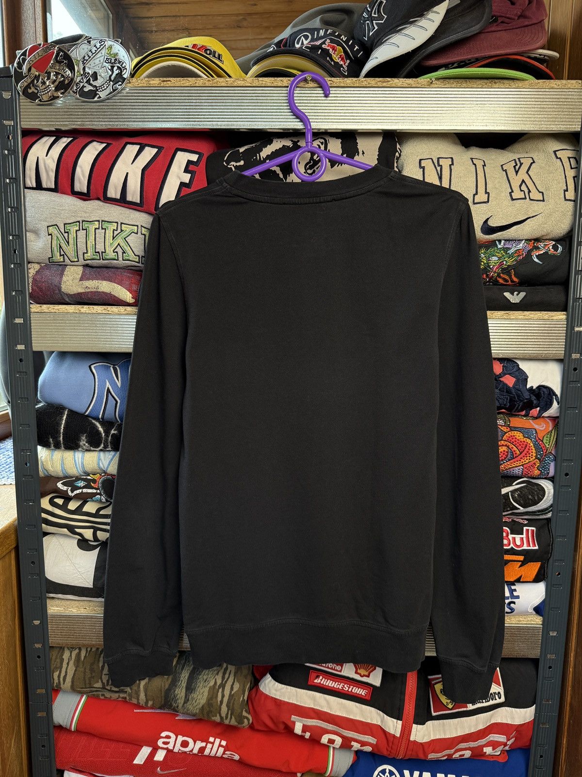 Moschino × Vintage Love Moschino In Love We Trust Big Logo Long Sleeve Tee Size US M / EU 48-50 / 2 - 5 Thumbnail