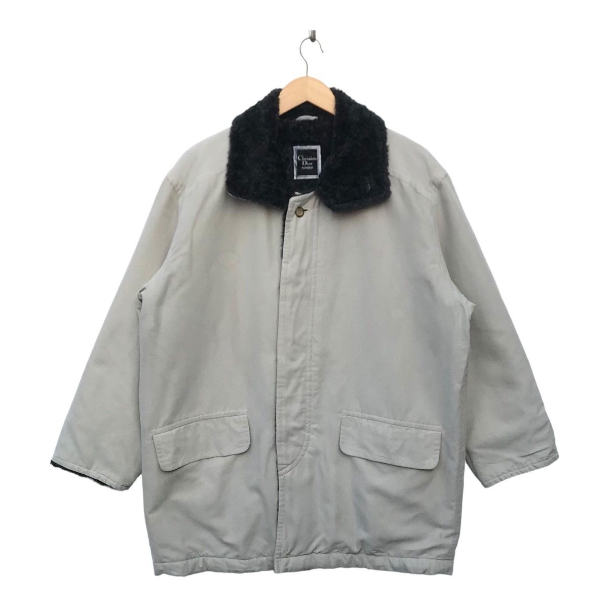 Christian Dior Monsieur × Vintage Vintage Christian Dior Monsieur CD Faux Fur Jacket Size US L / EU 52-54 / 3 - 1 Thumbnail