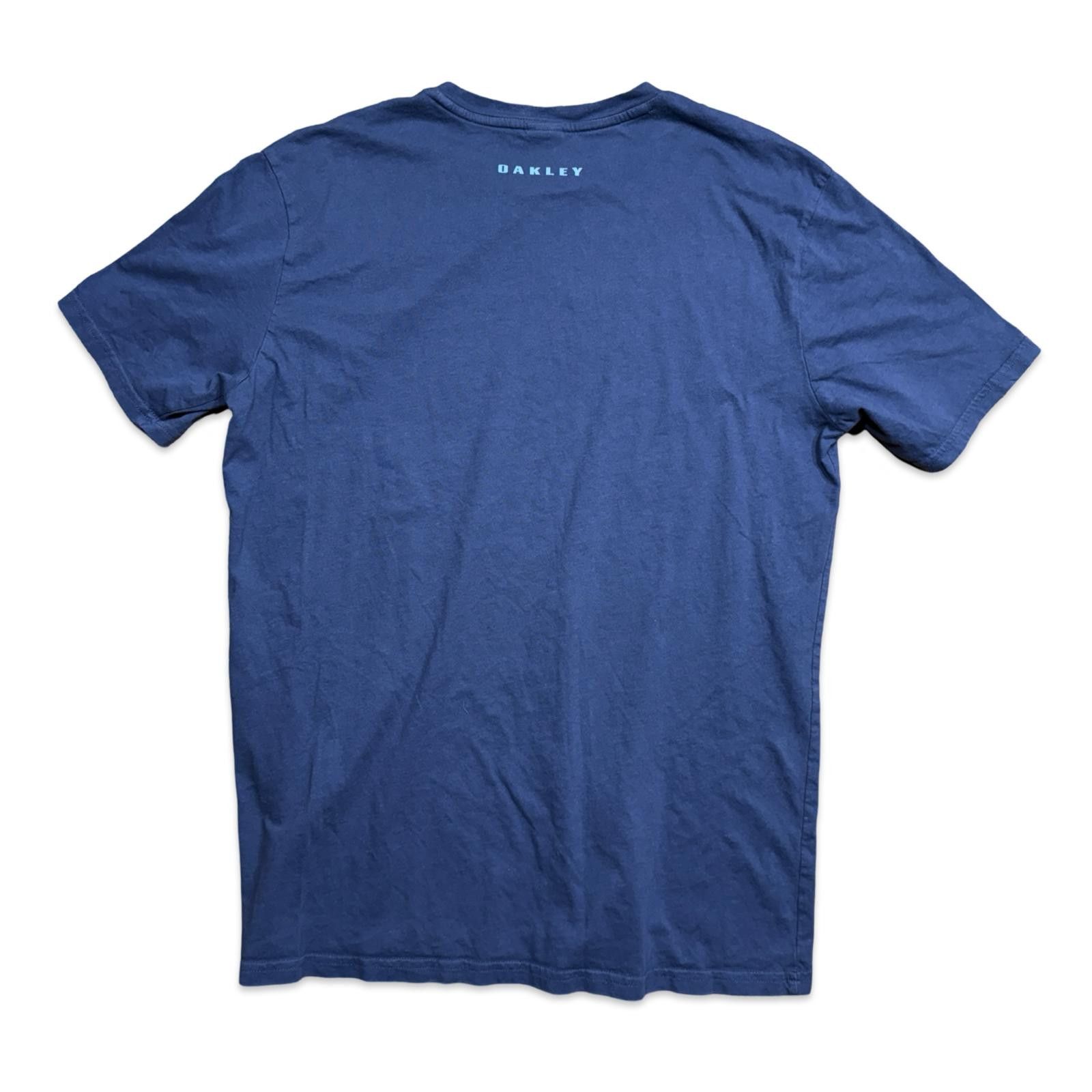 Oakley Oakley Men's Logo Blue T-Shirt Size US XXL / EU 58 / 5 - 2 Thumbnail