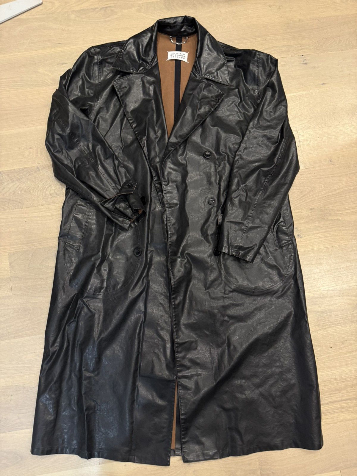 Maison Margiela Reversible Margiela waxed trench coat Size US M / EU 48-50 / 2 - 1 Thumbnail