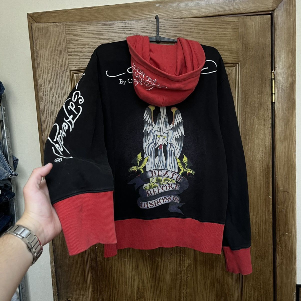 Ed Hardy Vintage Y2K Ed Hardy Zip Hoodie Size US M / EU 48-50 / 2 - 9 Thumbnail