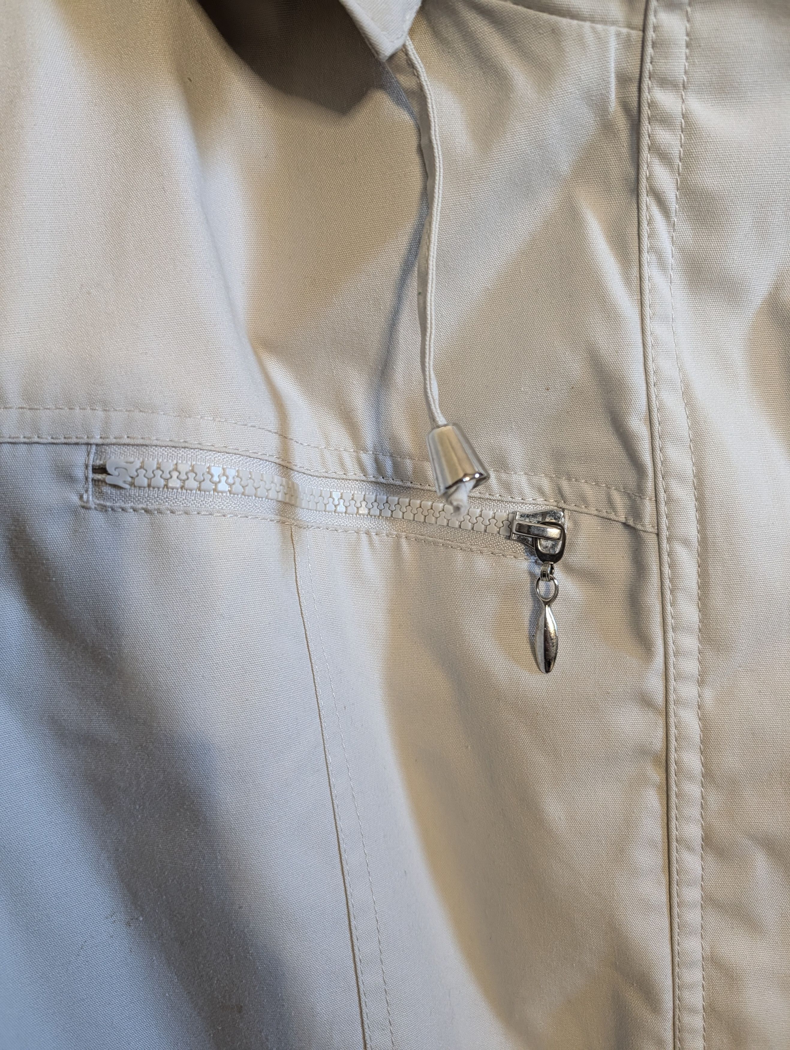 Mackintosh Iconic khaki zip-up snap button removable hood coat Size XL / US 12-14 / IT 48-50 - 3 Thumbnail