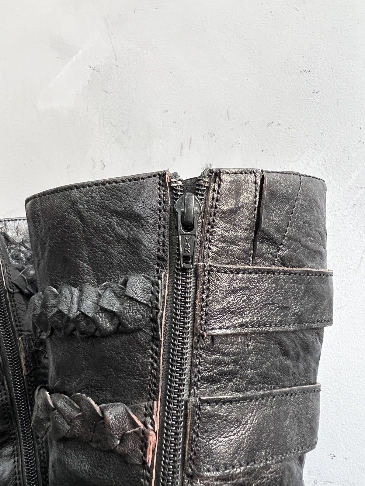 14th Addiction Opium style 14th addiction belted rimless boxing boots y2k Size US 8 / EU 41 - 12 Thumbnail