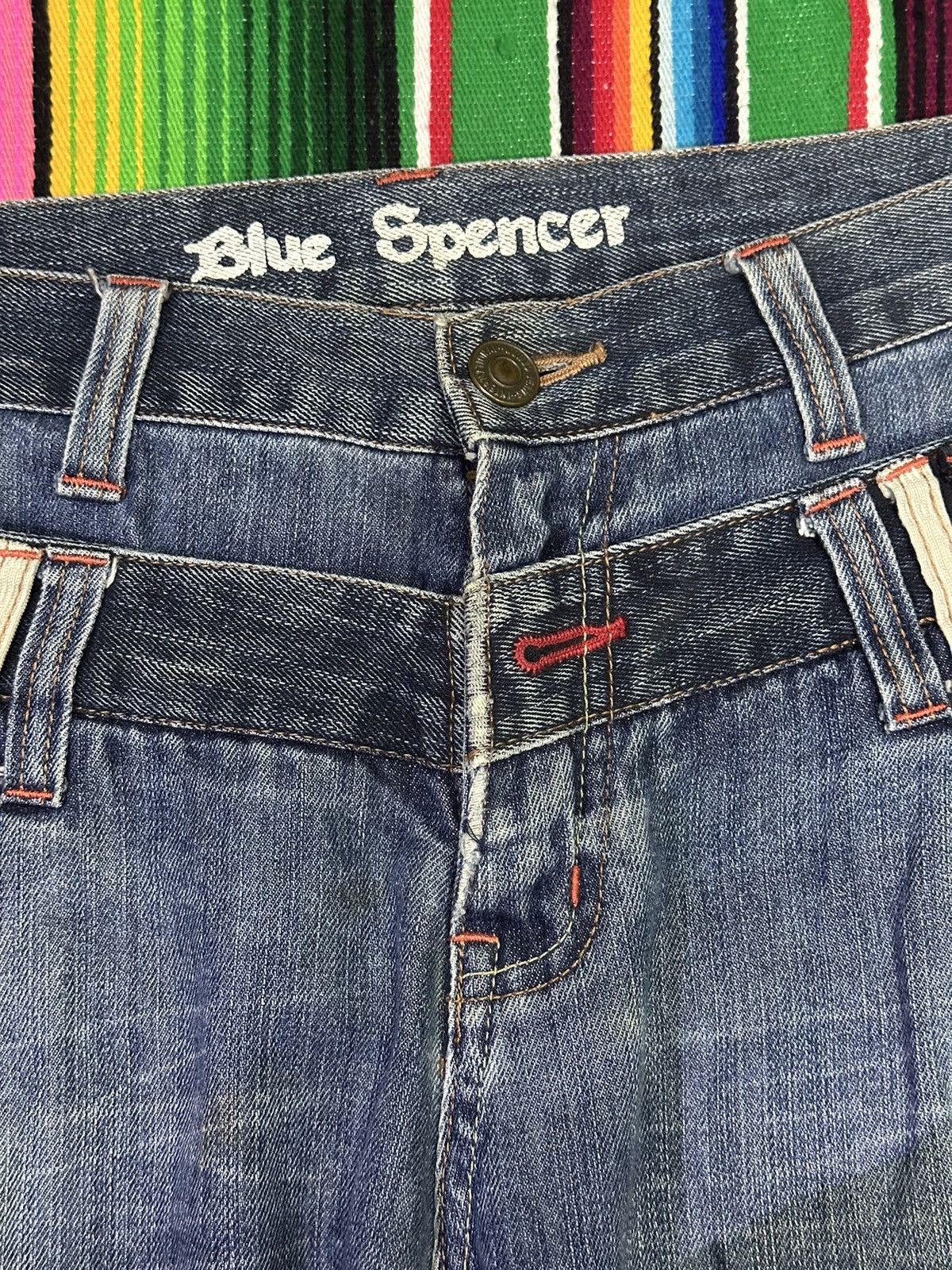 Other 💥Double waist💥 Denim blue spencer two tone colour 💥 Size US 32 / EU 48 - 6 Thumbnail