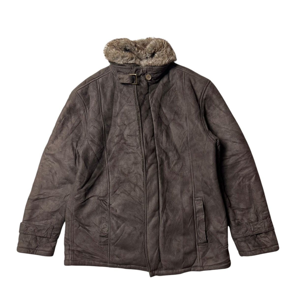 Japanese Brand Royal Harex Fur Suede G.O.A Kmrii Lgb Style Jacket Size US M / EU 48-50 / 2 - 2 Thumbnail