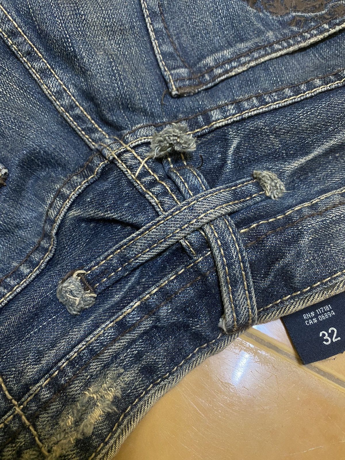 Japanese Brand × Live Mechanics Live Mechanics Denim Jeans vintage Size US 33 - 9 Thumbnail
