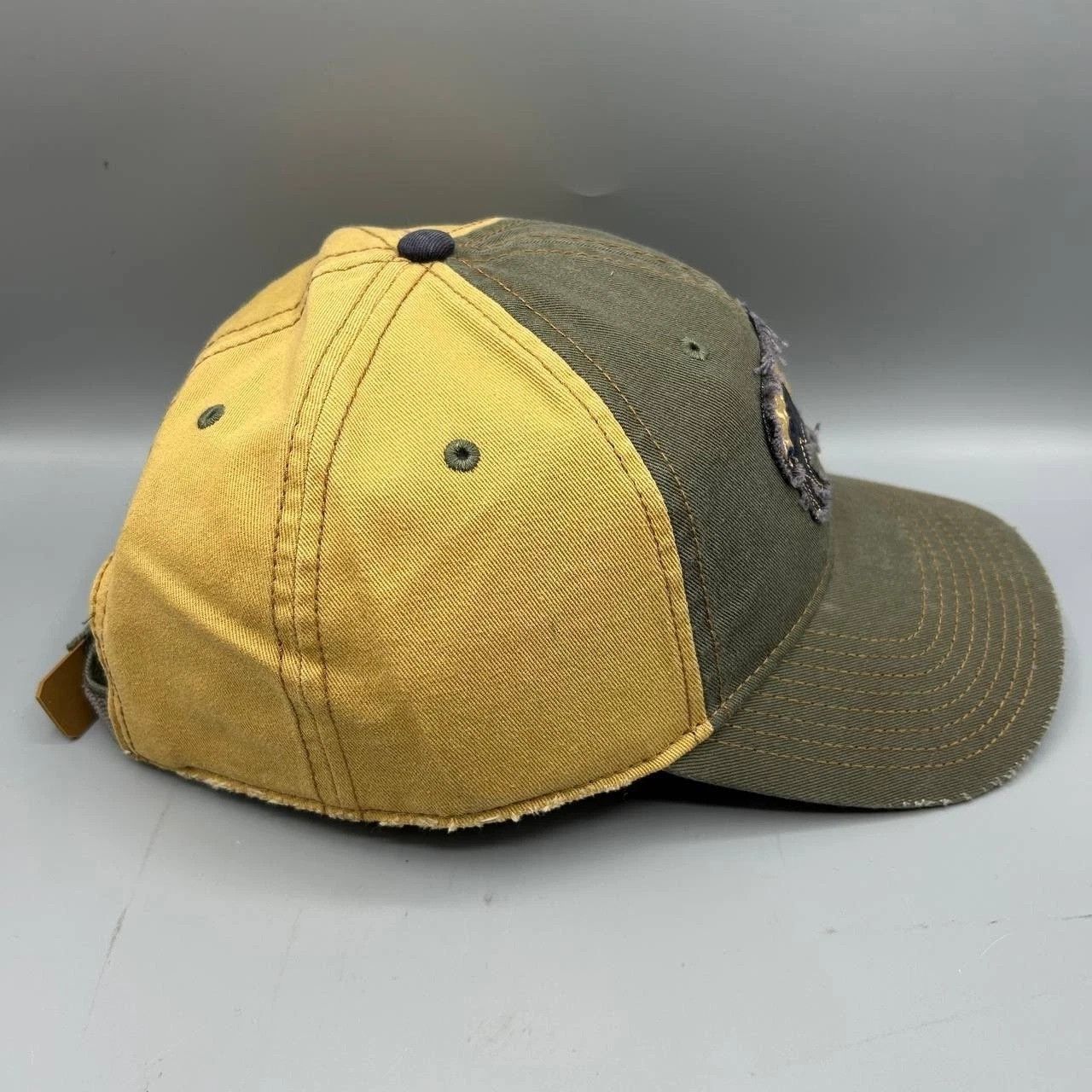 The Game South Dakota Hat Men Green Brown The Game Strap Back Cap New Size ONE SIZE - 3 Thumbnail