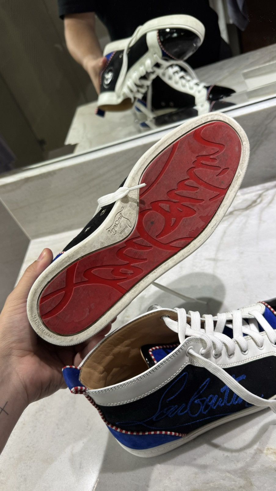 Christian Louboutin Christian Louboutin Sneakers Size US 7.5 / EU 40-41 - 4 Thumbnail