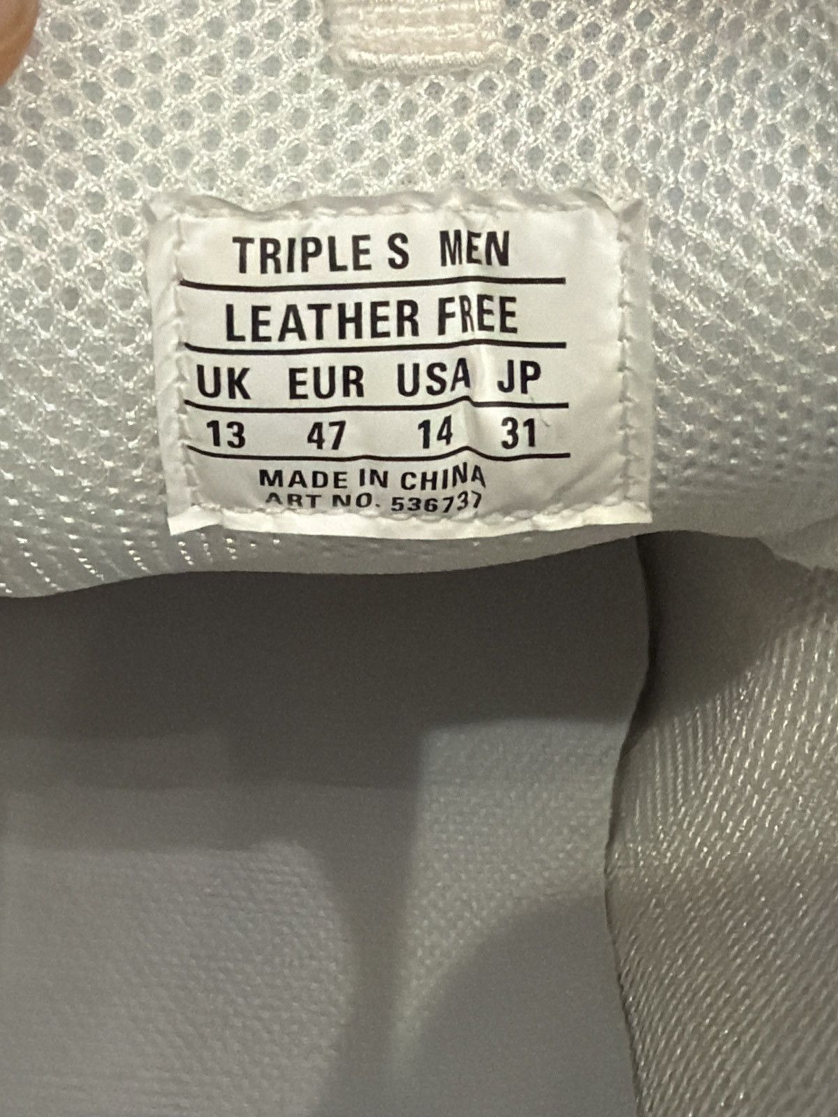 Balenciaga Size 47EU/14US - Balenciaga Triple S Allover Logo NEW Size US 14 / EU 47 - 9 Thumbnail