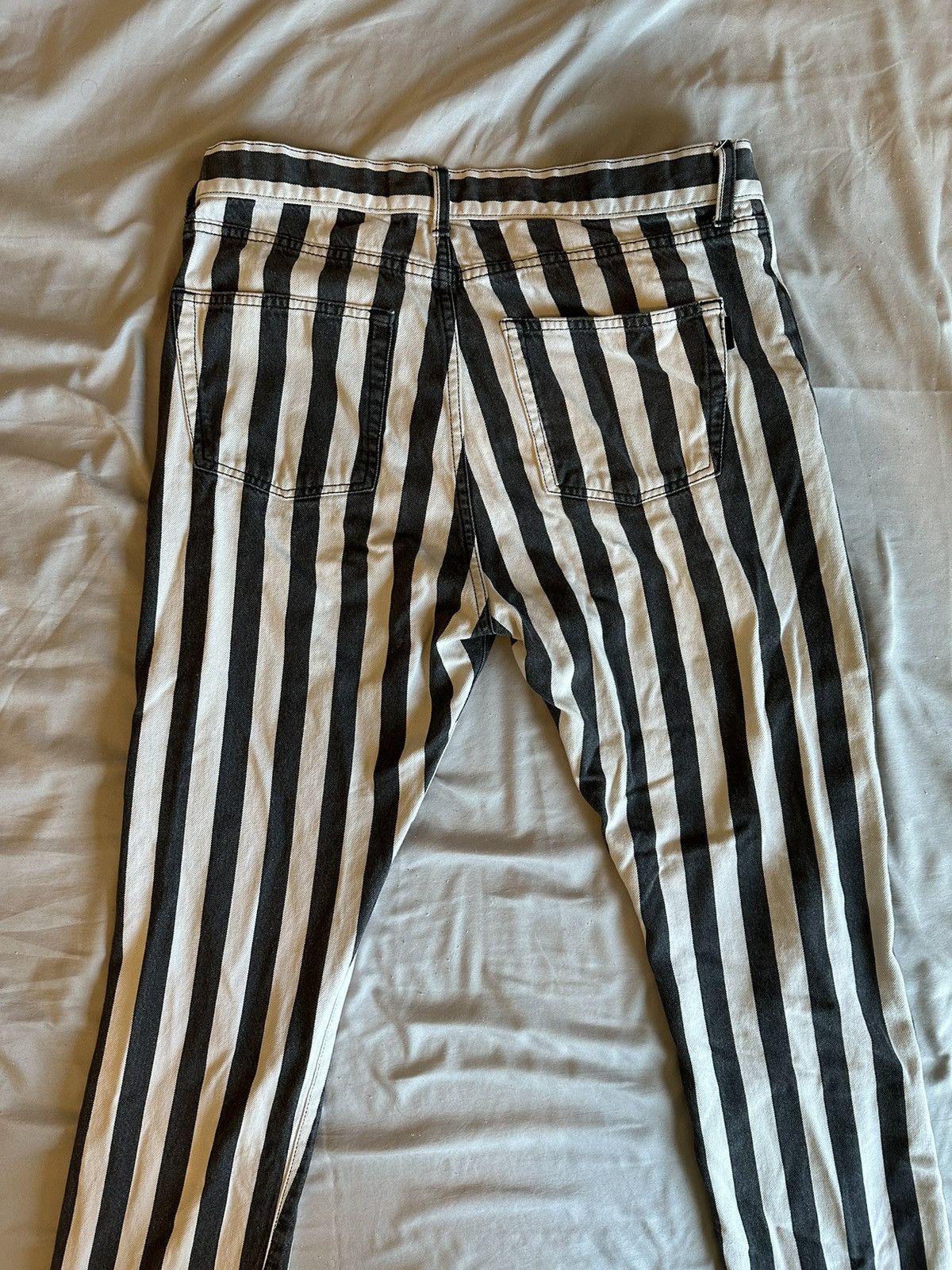 Striped Saint Laurent jeans