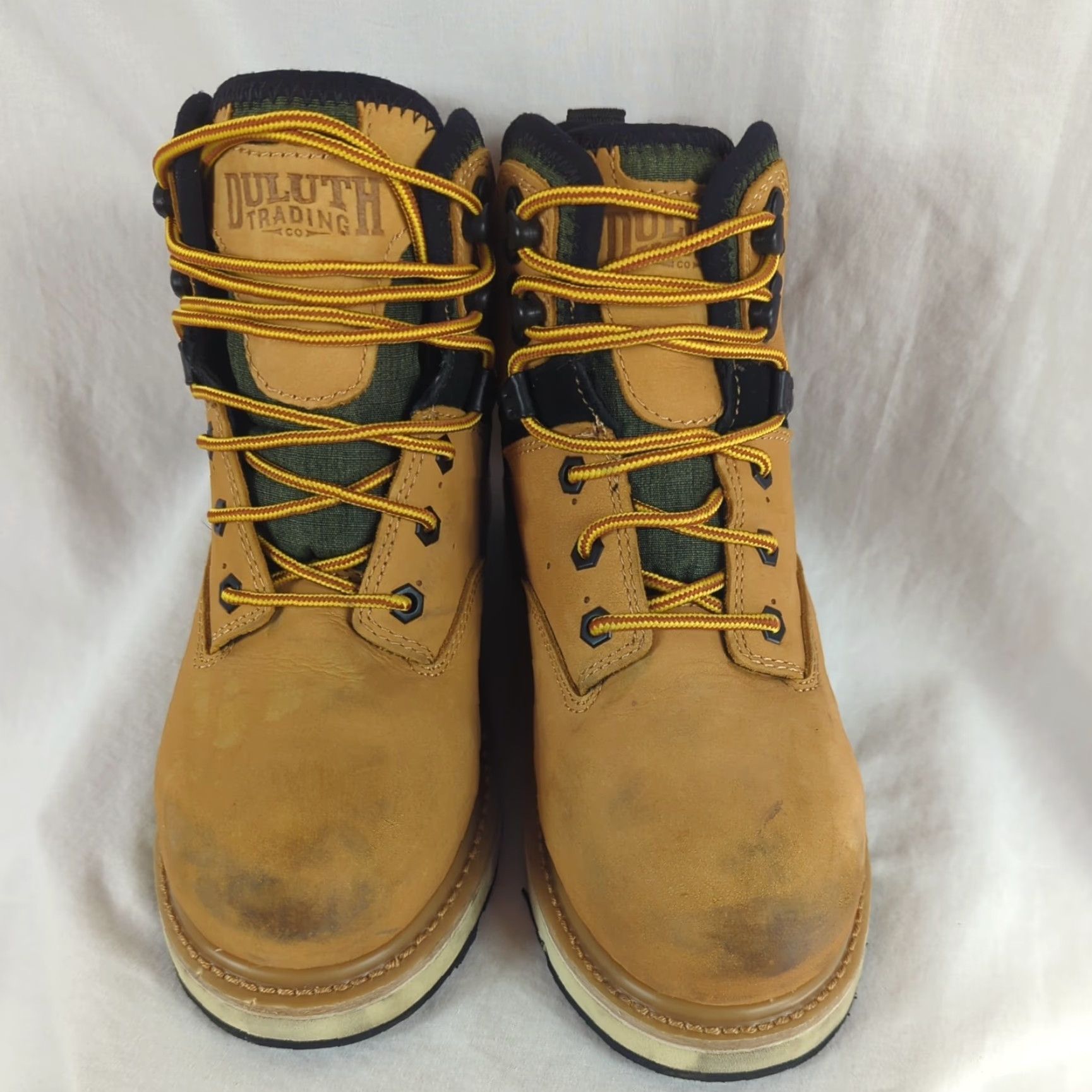 Vibram Duluth Women's Hard Toe Wedgestone Work Boots 6.5 Tan Leather Flat Heel Velvet Lined Leather Outsole Vintage: No Size US 7 / IT 37 - 3 Thumbnail