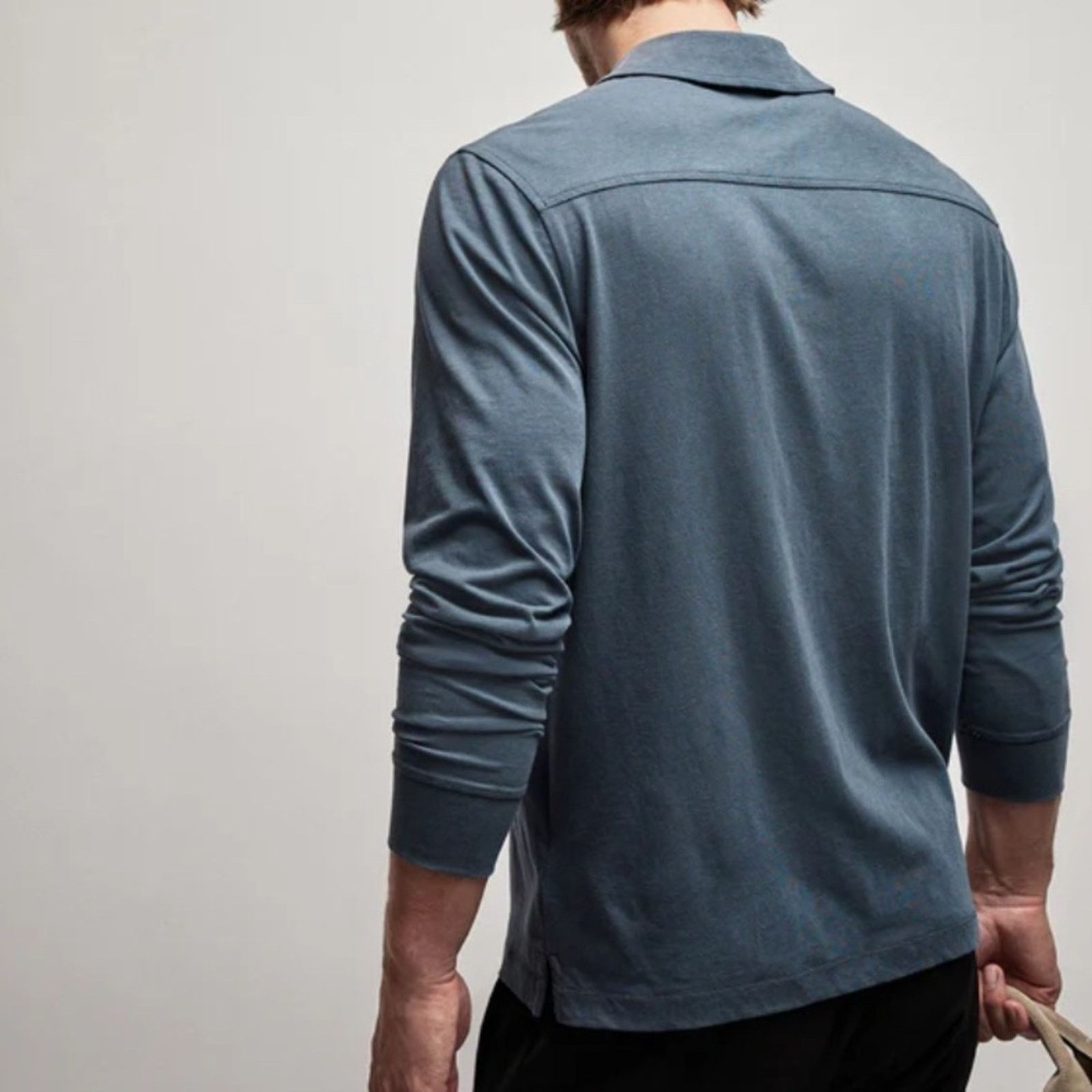 James Perse James Perse Clean Finish Jersey Shirt in Gray Size 4 (XL) Size US XL / EU 56 / 4 - 4 Thumbnail