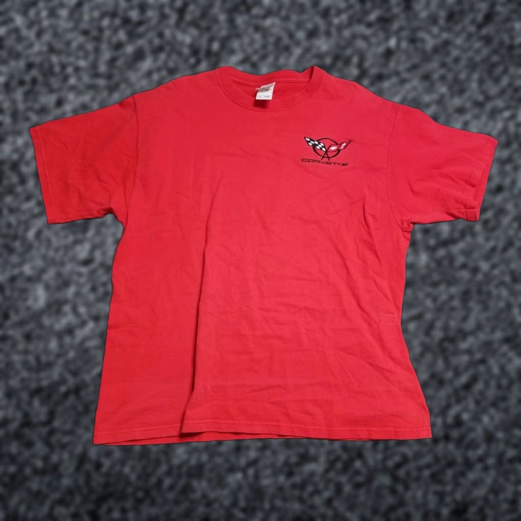 Etro Corvette Shirt Adult XL Red Embroidered Cars All Seasons Mens Size US XL / EU 56 / 4 - 1 Thumbnail