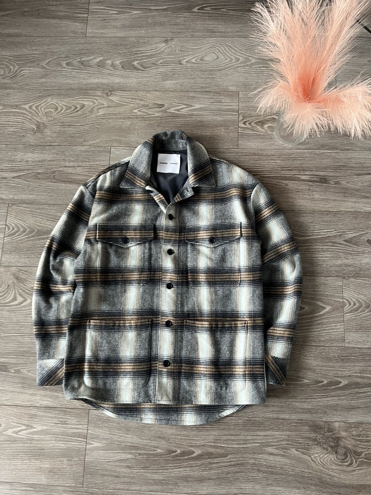 Samsoe Samsoe ‼️Samsoe Samsoe Oendal Acrylic/Wool Casual Shirt Jacket‼️ Size US M / EU 48-50 / 2 - 1 Thumbnail