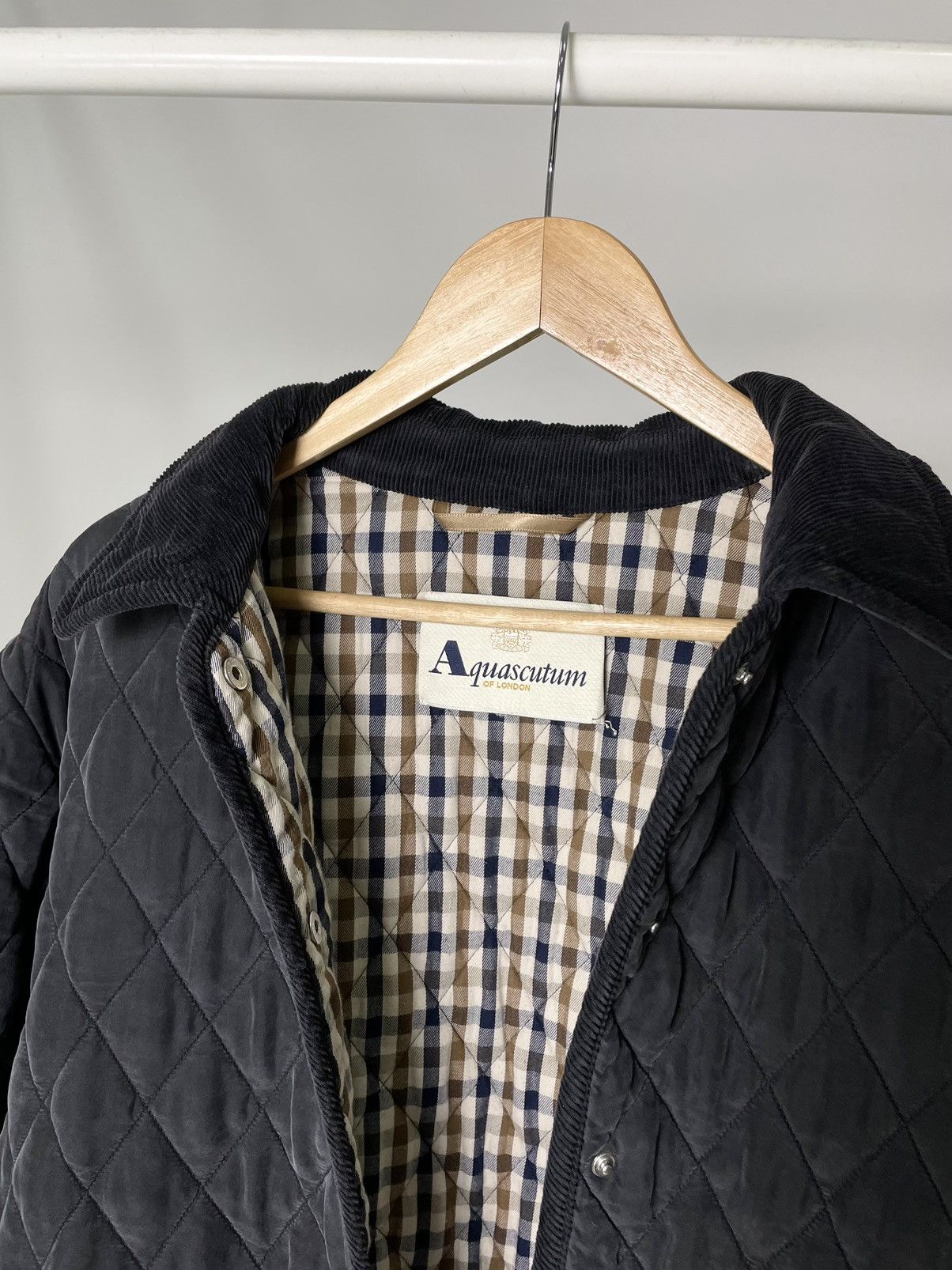 Aquascutum Aquascutum 🎞️ Vintage checkered quilted coat jacket Size US S / EU 44-46 / 1 - 4 Thumbnail