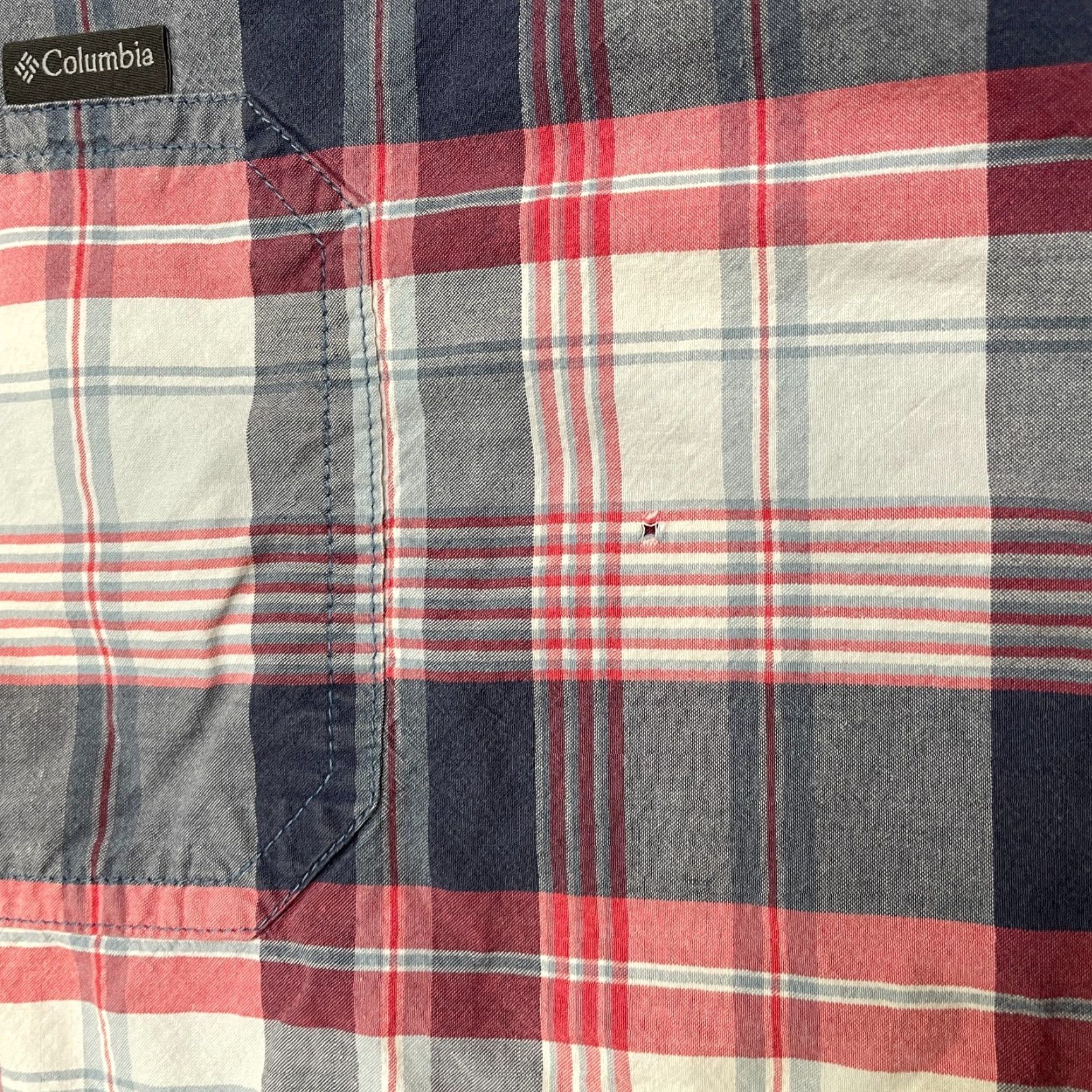 Vintage Columbia Button Down Shirt Mens Large Multi Plaid Short Sleeve Cotton Outdoor Size US L / EU 52-54 / 3 - 4 Thumbnail