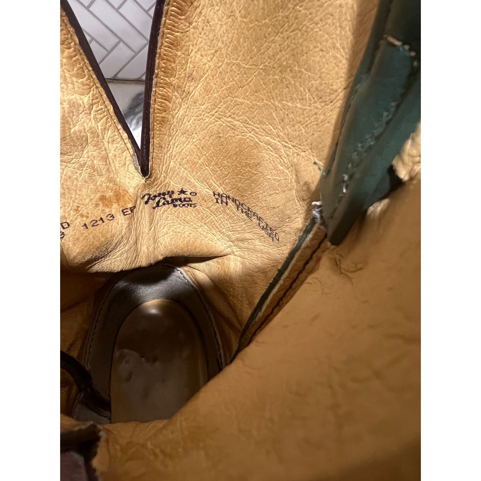 Tony Lama Tony Lama Cowboy Boots Mens 9D Western Leather Made USA Size US 9 / EU 42 - 5 Thumbnail