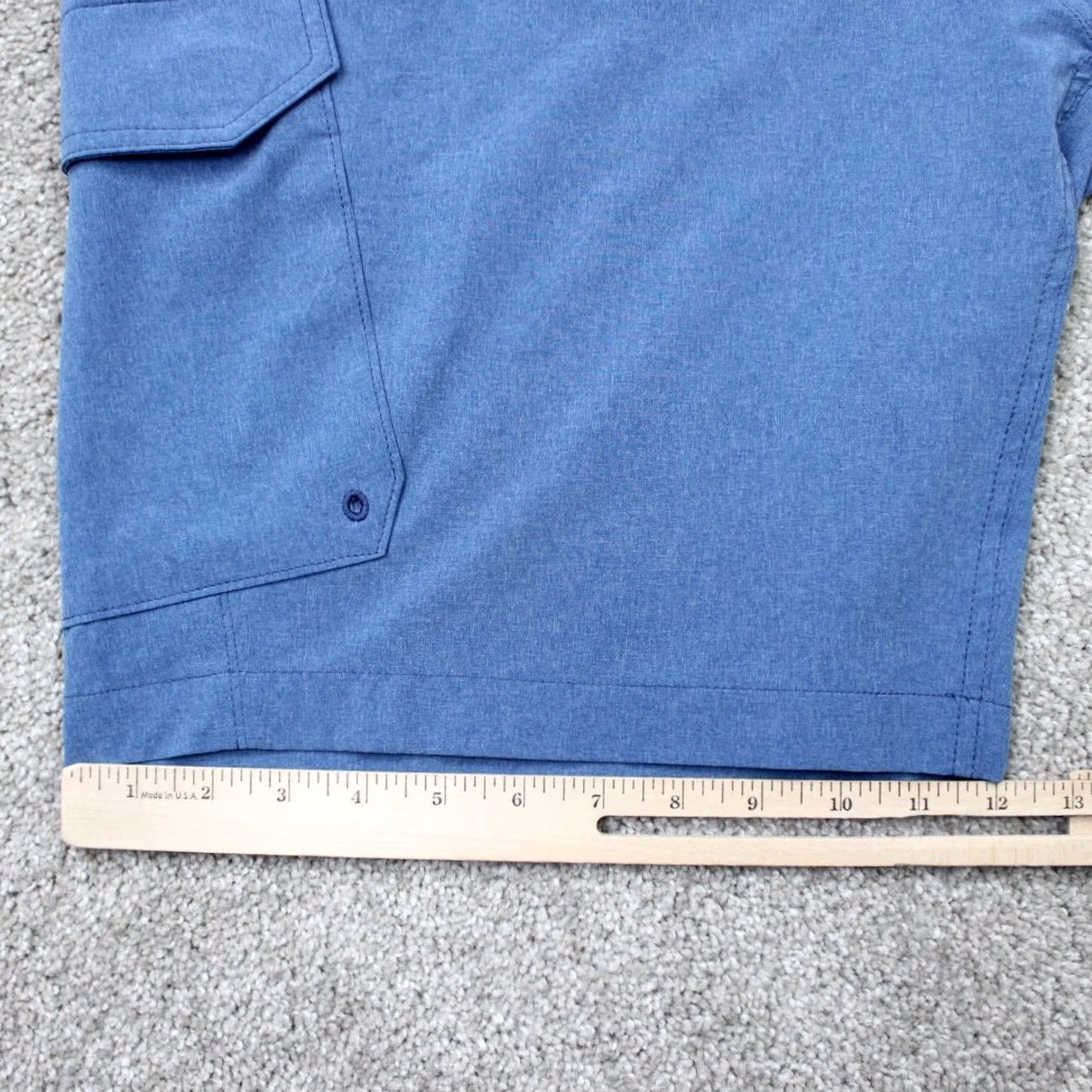 Eddie Bauer Eddie Bauer Shorts Men 42 Blue Flexion Amphib Hybrid Cargo Vented Hiking Outdoor Cargo Pocketed Casual Travel Regular Waist 42 Mens Blue Size US 42 / EU 58 - 4 Thumbnail