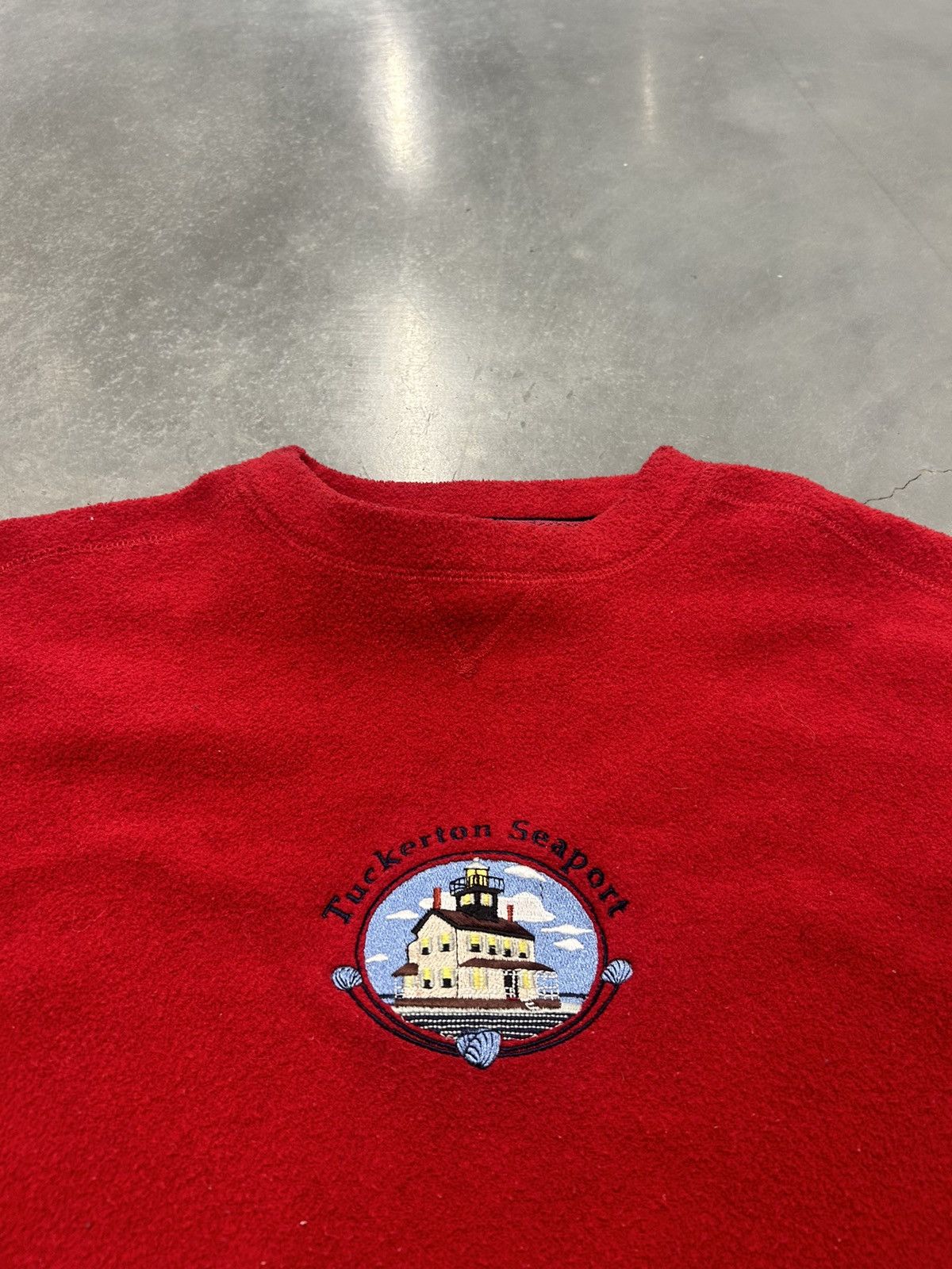 Vintage Vintage Red Gear Fleece Size US L / EU 52-54 / 3 - 2 Thumbnail