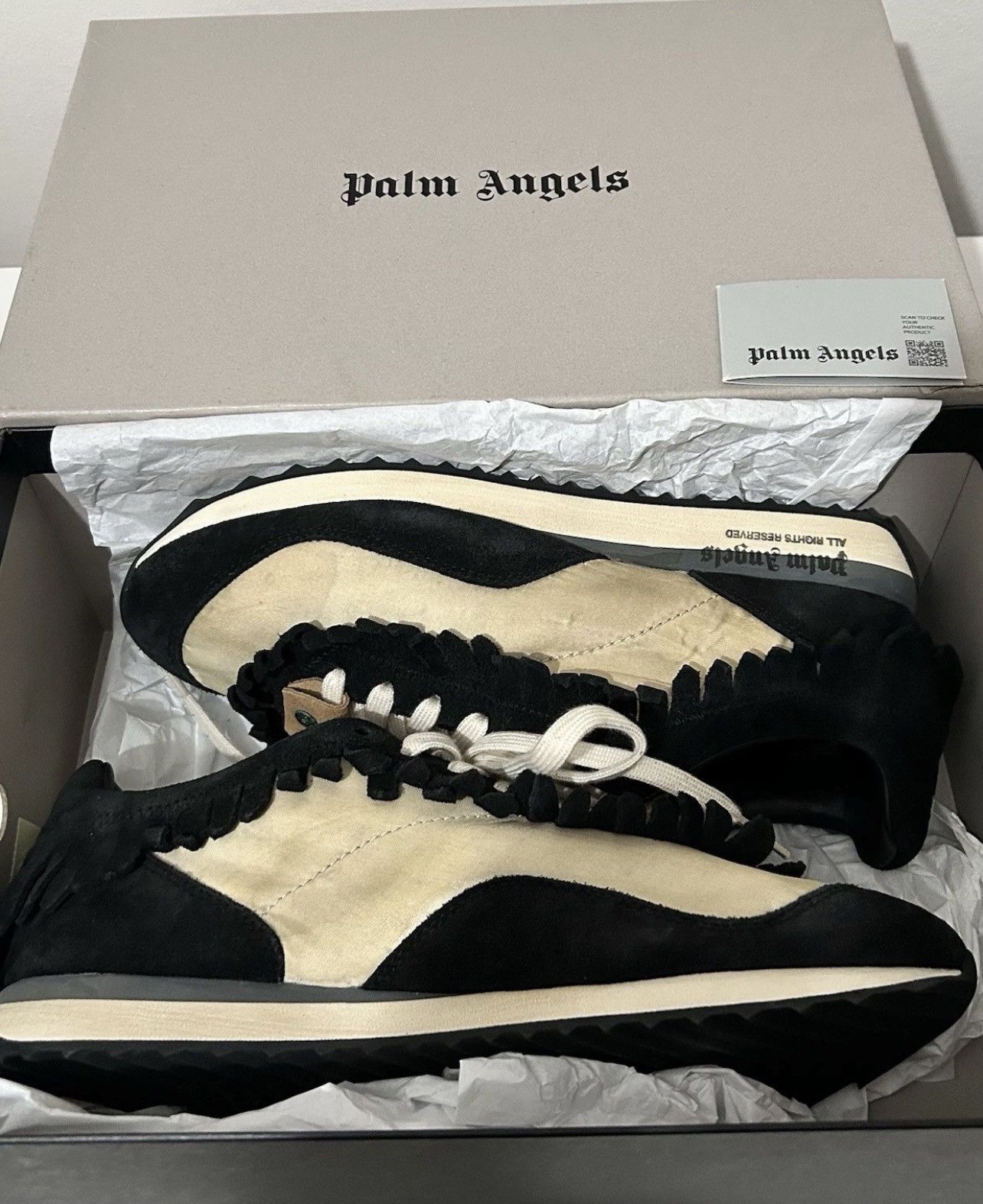 Palm Angels Palm Angels fringe low-top sneakers Uk 9 Size US 9 / EU 42 - 2 Thumbnail
