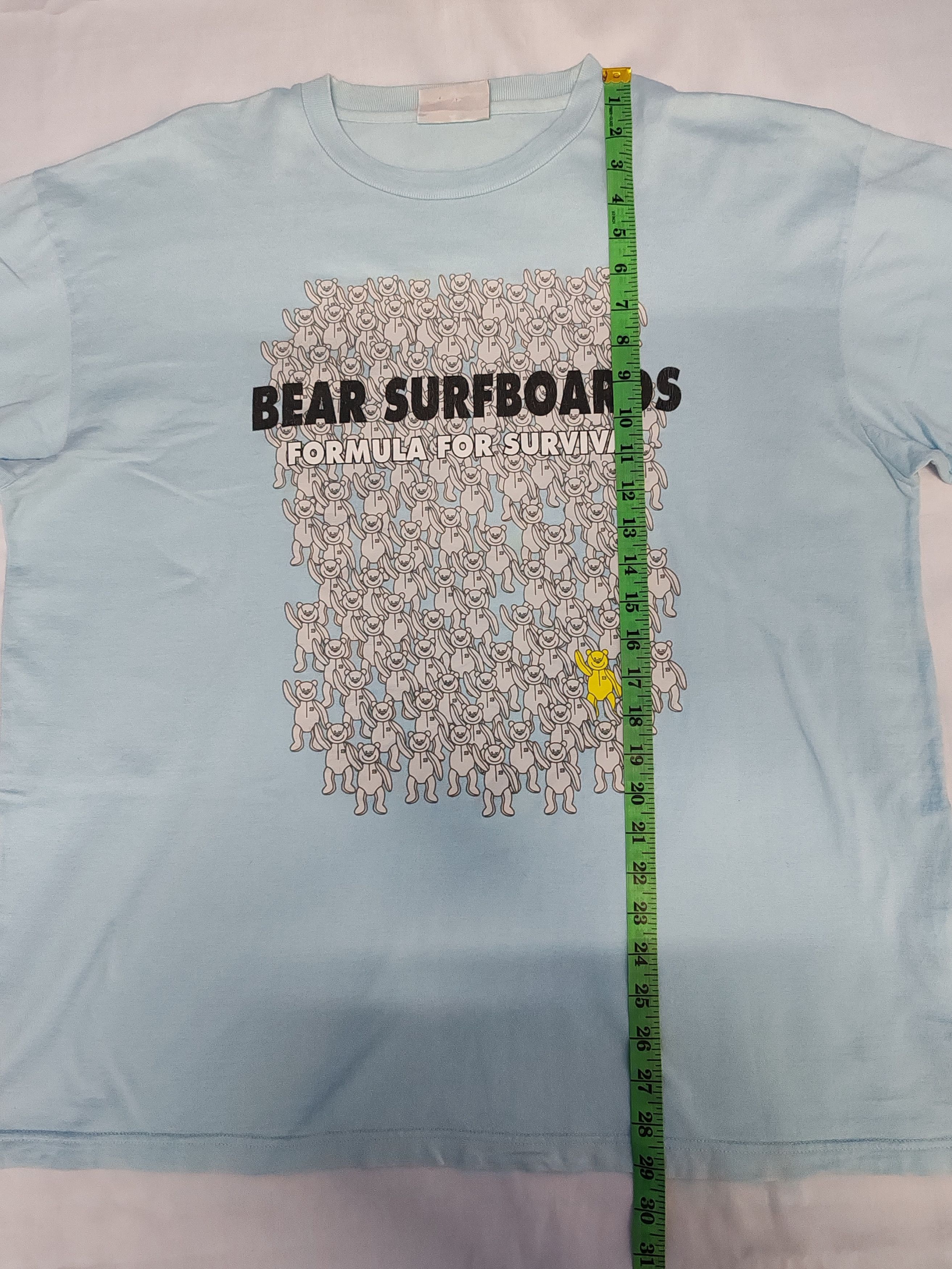 Vintage Vintage Bear Surfboards Formula For Survival Tee Skateboard Size US XL / EU 56 / 4 - 5 Thumbnail
