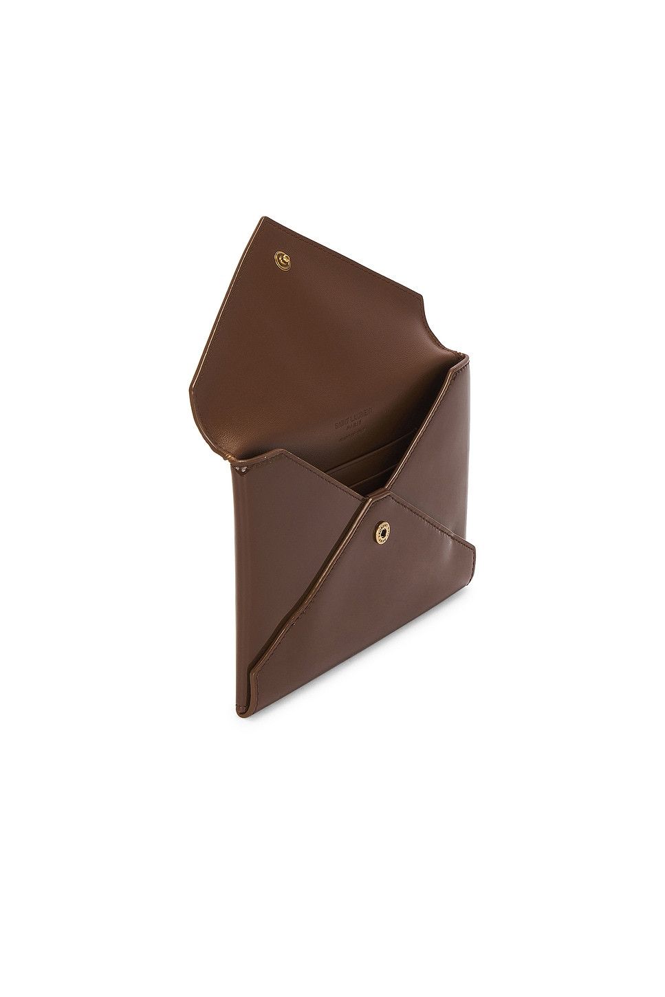 Saint Laurent Paris o1w1db10526 796318 Size: OS / Passport Case in Brown Size ONE SIZE - 3 Thumbnail