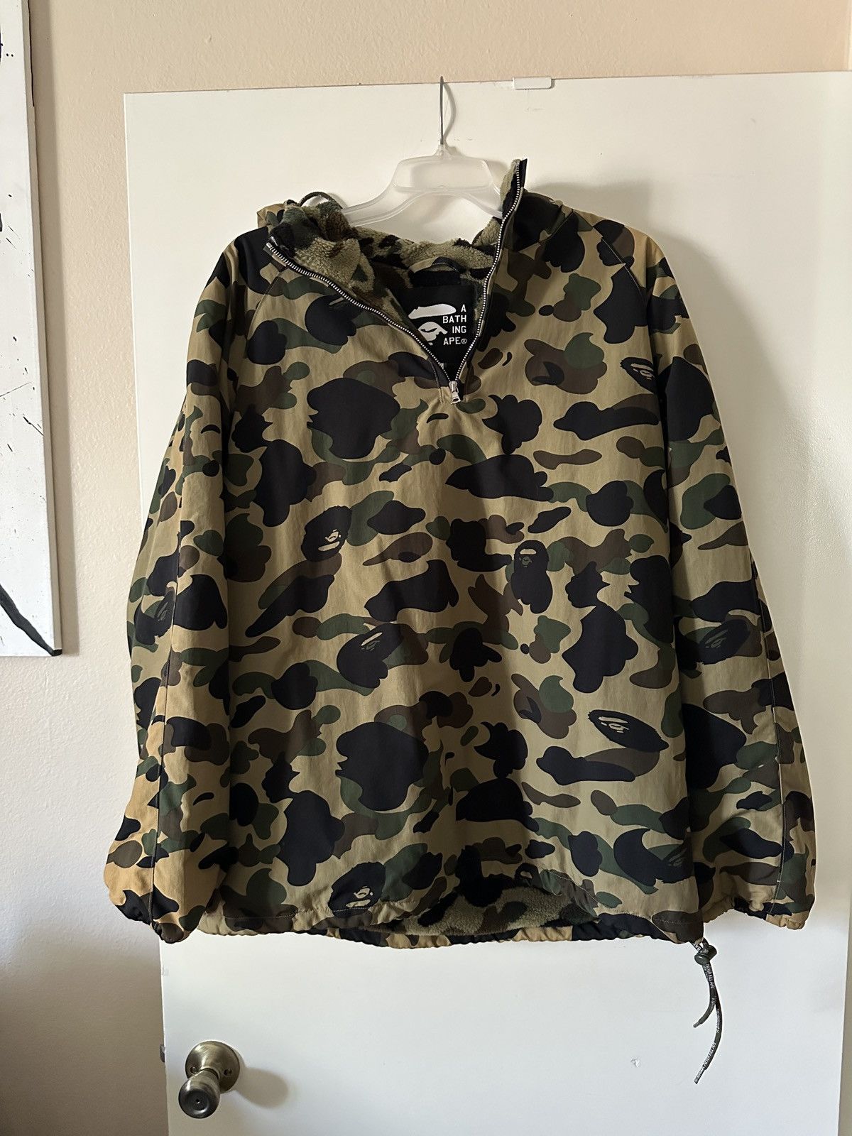 Bape Bape fleece lined Quarter Zip - OG Nigo era Size US L / EU 52-54 / 3 - 2 Thumbnail
