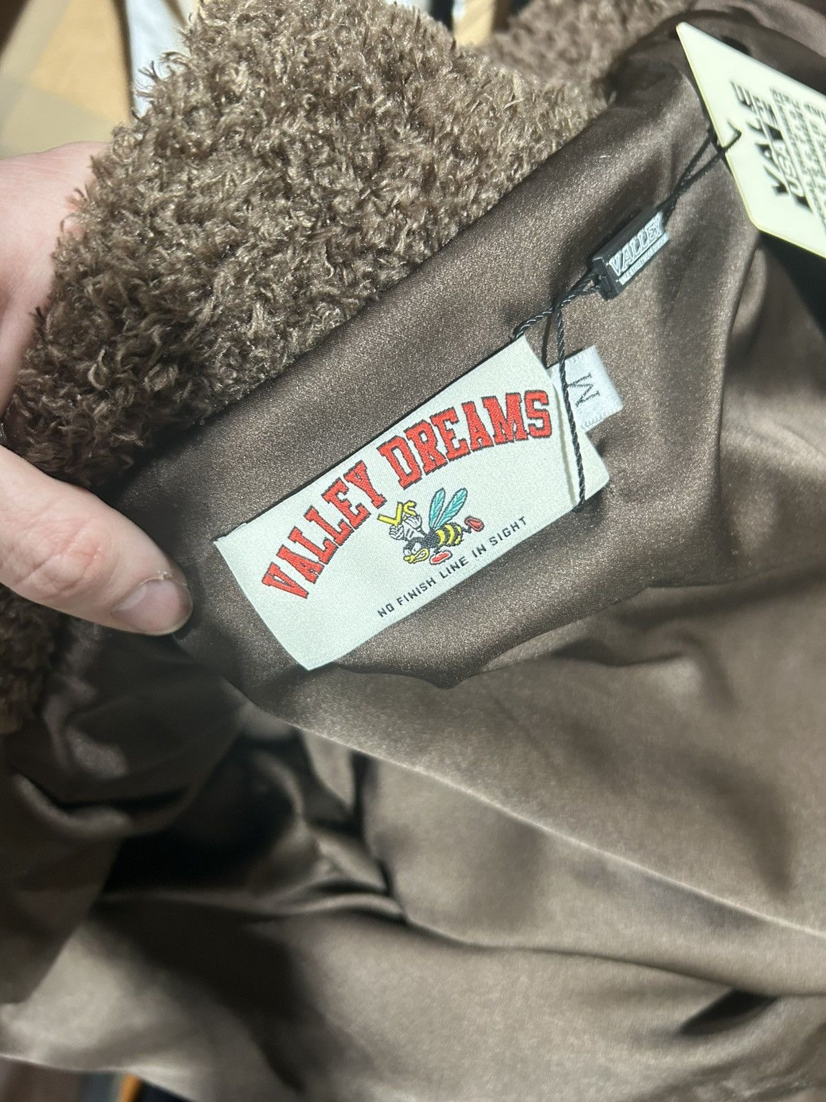 Vale Vale Lenny Fleece Zip Up Jacket Brown Size M Size US M / EU 48-50 / 2 - 17 Thumbnail