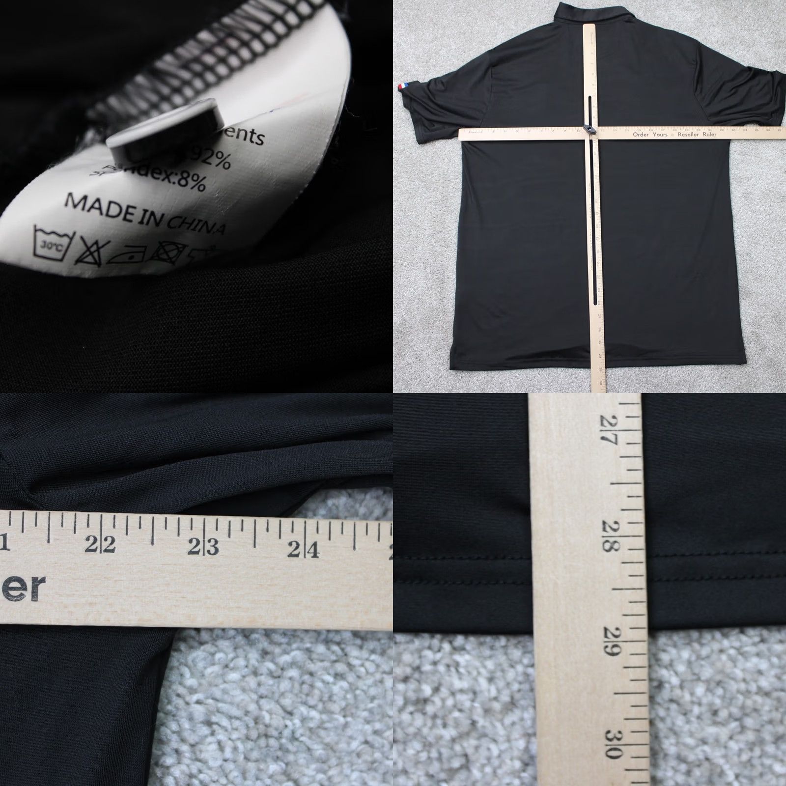 Vintage VINTAGE You Suck at Golf Polo Shirt Mens Large Black Short Sleeve Polyester Blend Stretch Polo Shirt Size US L / EU 52-54 / 3 - 8 Thumbnail