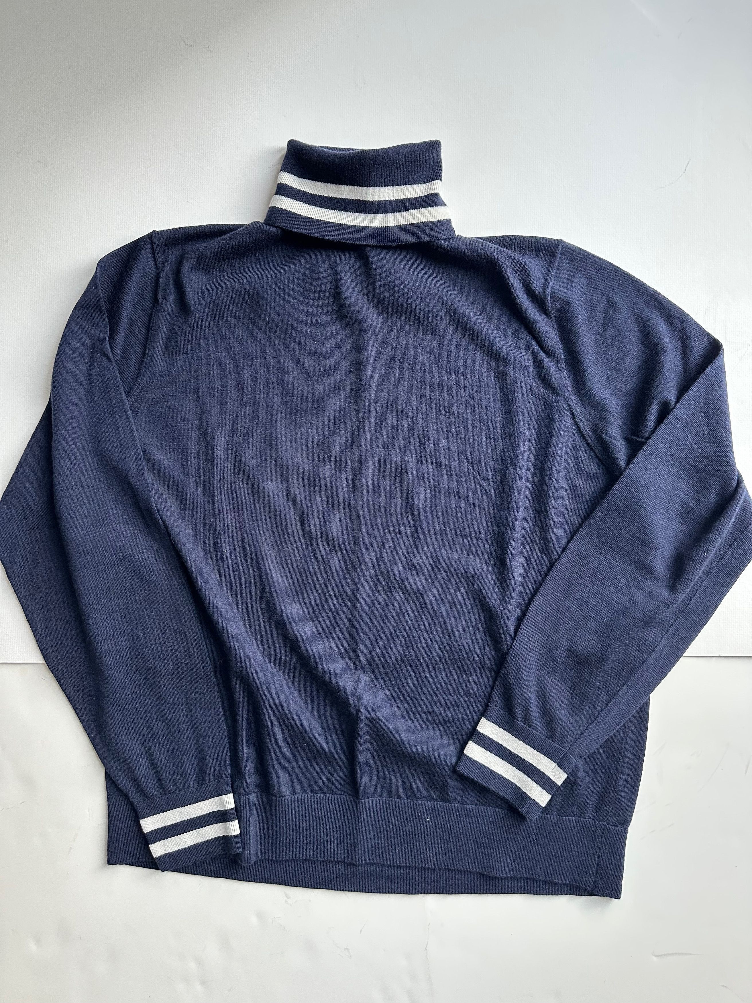 Todd Snyder Todd Snyder Merino Wool Turtleneck - Navy - XXL Size US XXL / EU 58 / 5 - 1 Thumbnail