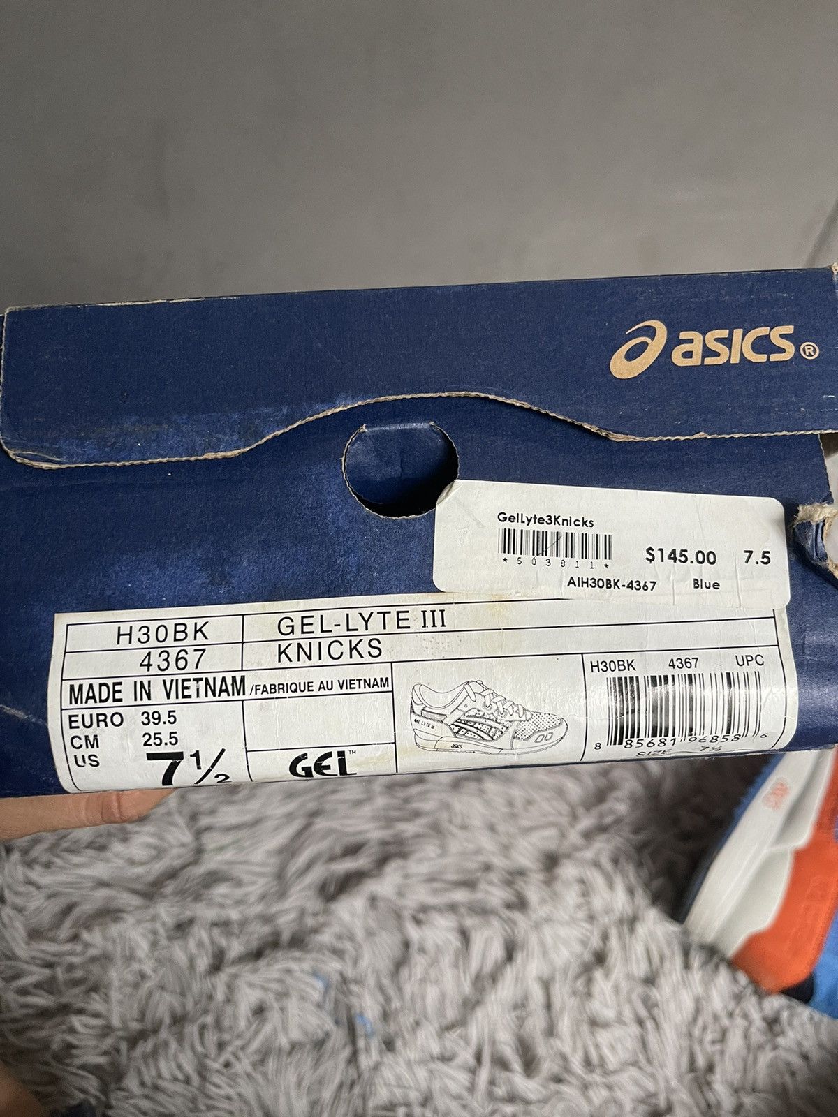 Asics Ronnie Fieg ASICS Gel-lyte III ECP KNICKS Size US 7.5 / EU 40-41 - 6 Thumbnail