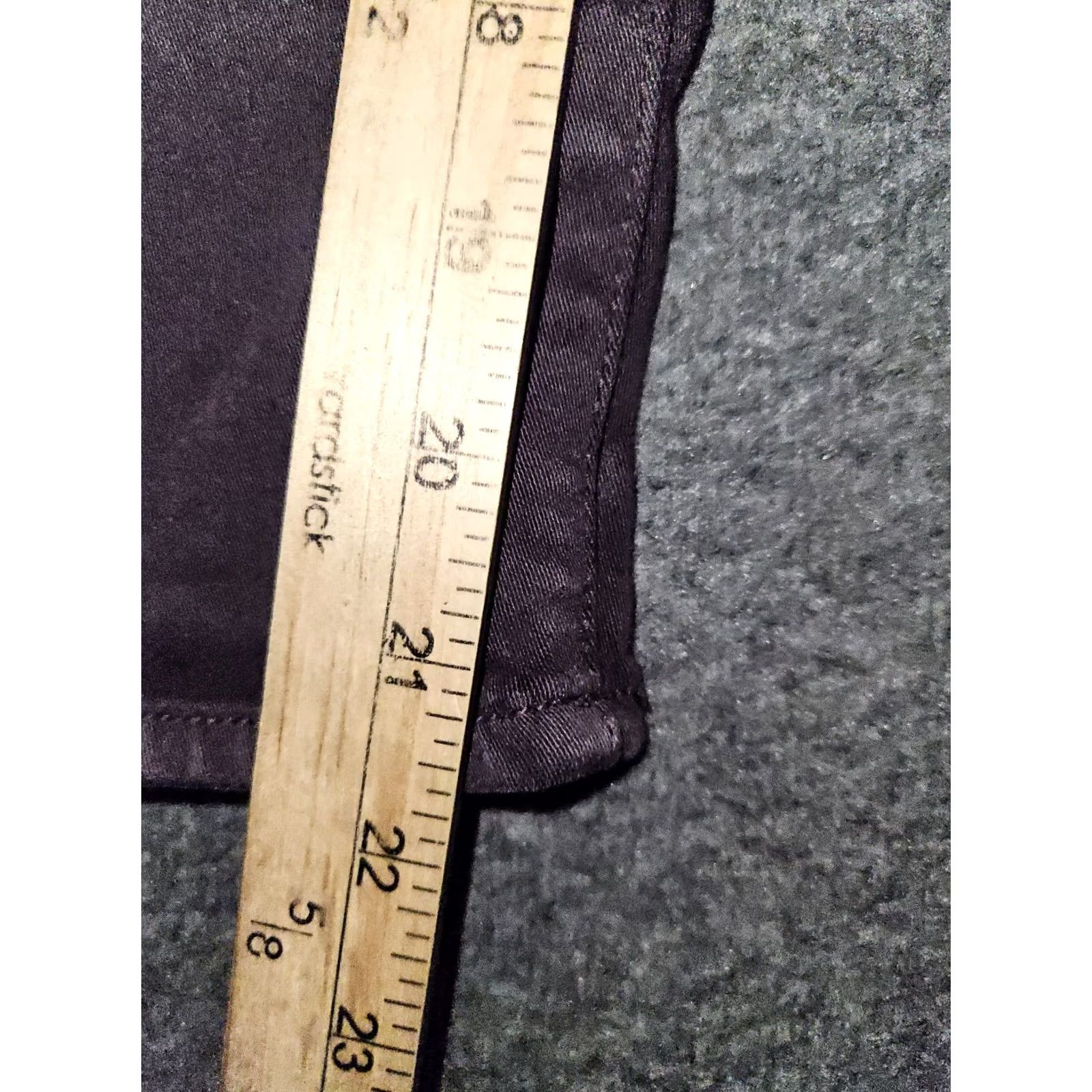 American Eagle Outfitters VINTAGE American Eagle High Rise Jegging Crop Women's 6 Purple Preppy Jeans Cropped Size 28" / US 6 / IT 42 - 6 Thumbnail