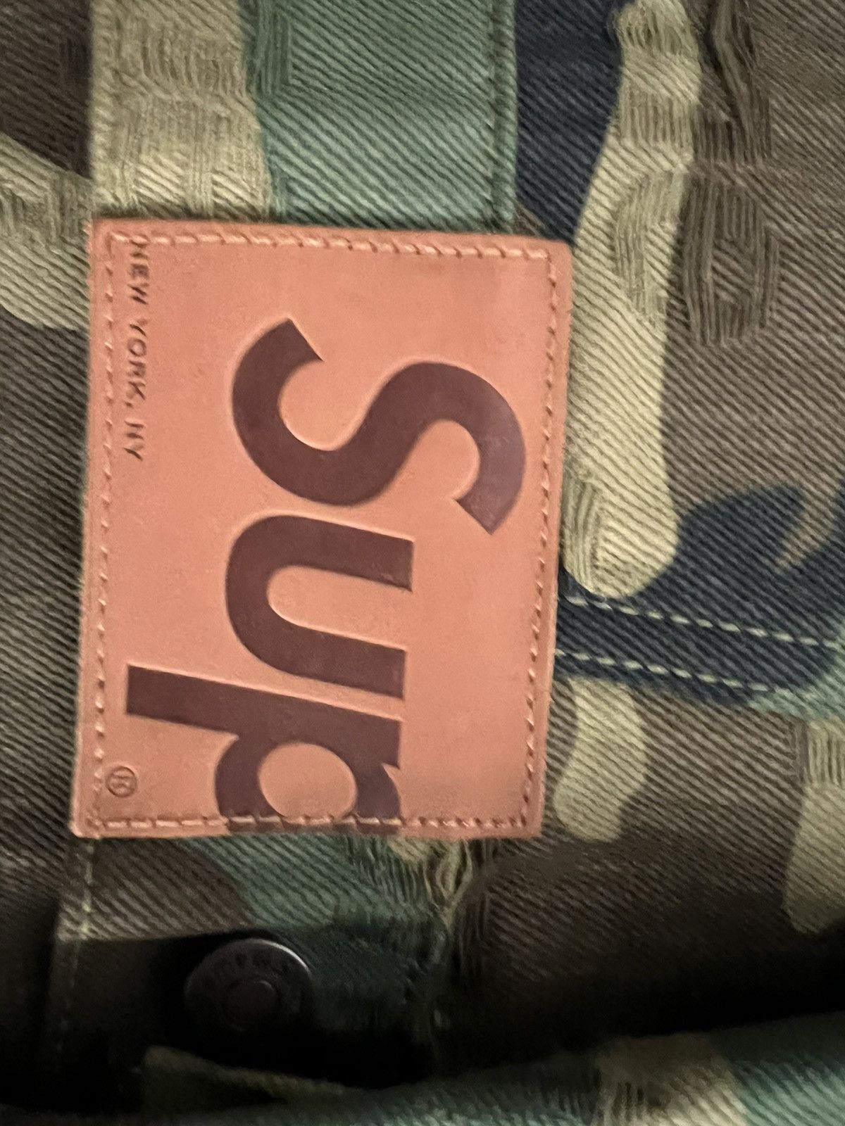 Supreme Supreme Jacquard Logos Denim Trucker Size US M / EU 48-50 / 2 - 6 Thumbnail