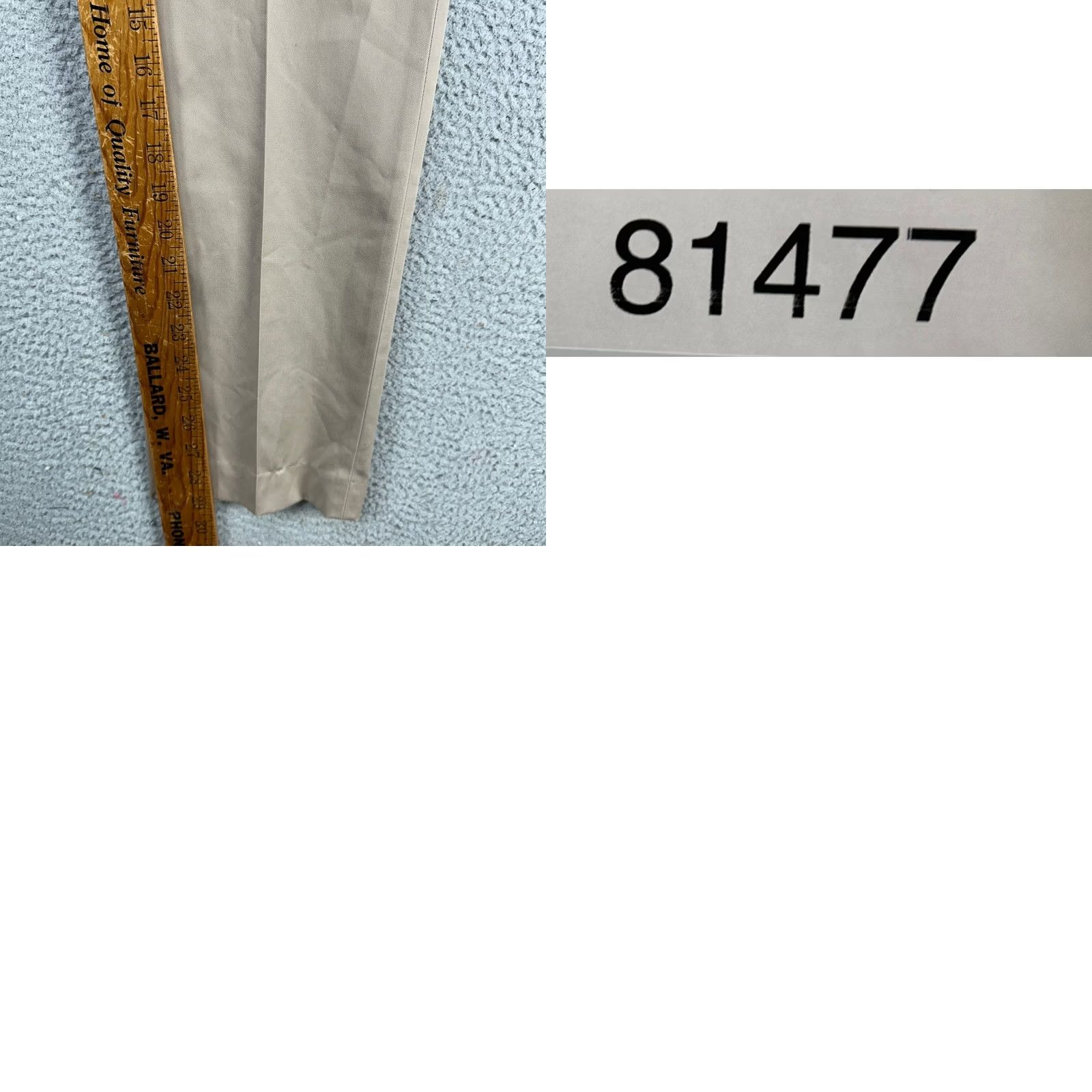 Bonobos Bonobos Wednesday Pants Khaki Mens 32x32 Beige Slim Flat Front Stretch Pockets Casual Outdoor Regular Waist 32 Inseam 32 Men Size US 32 / EU 48 - 8 Thumbnail