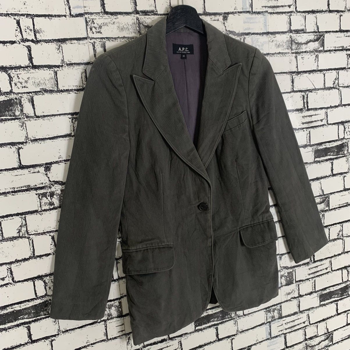 A.P.C. APC Denim Sport Blazer Jacket Size XS / US 0-2 / IT 36-38 - 3 Thumbnail