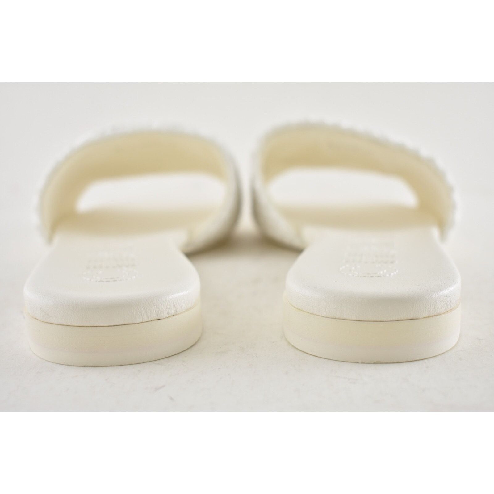 Chanel Chanel 24M White Crochet Knit Coco Beach CC Logo Mule Size US 11 / IT 41 - 21 Thumbnail