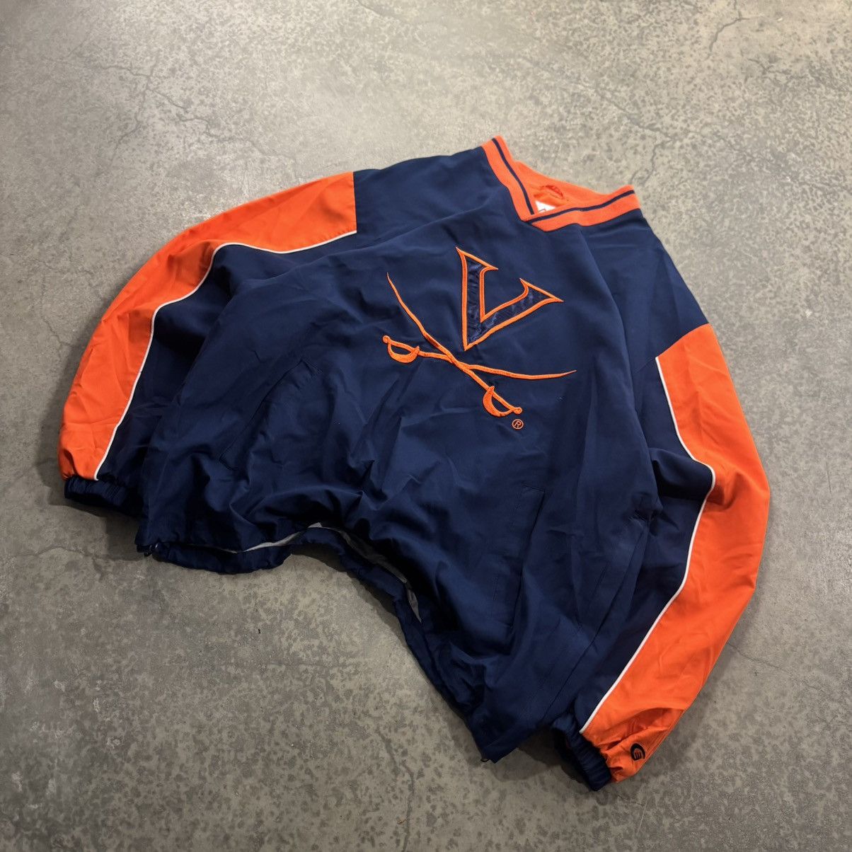 Vintage Vintage 90s Y2K Virginia Cavaliers Pullover Jacket Navy Size US L / EU 52-54 / 3 - 2 Thumbnail
