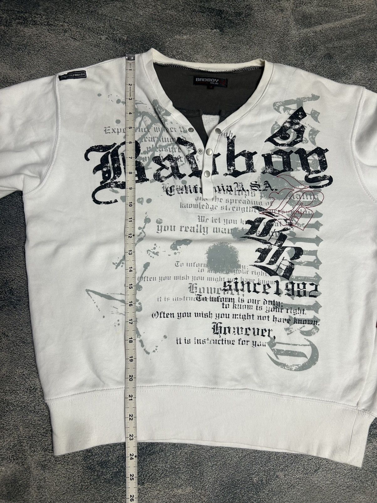 Japanese Brand BadBoy- Poem Longsleeve ifsixwasnine Lgb style Size US M / EU 48-50 / 2 - 11 Thumbnail