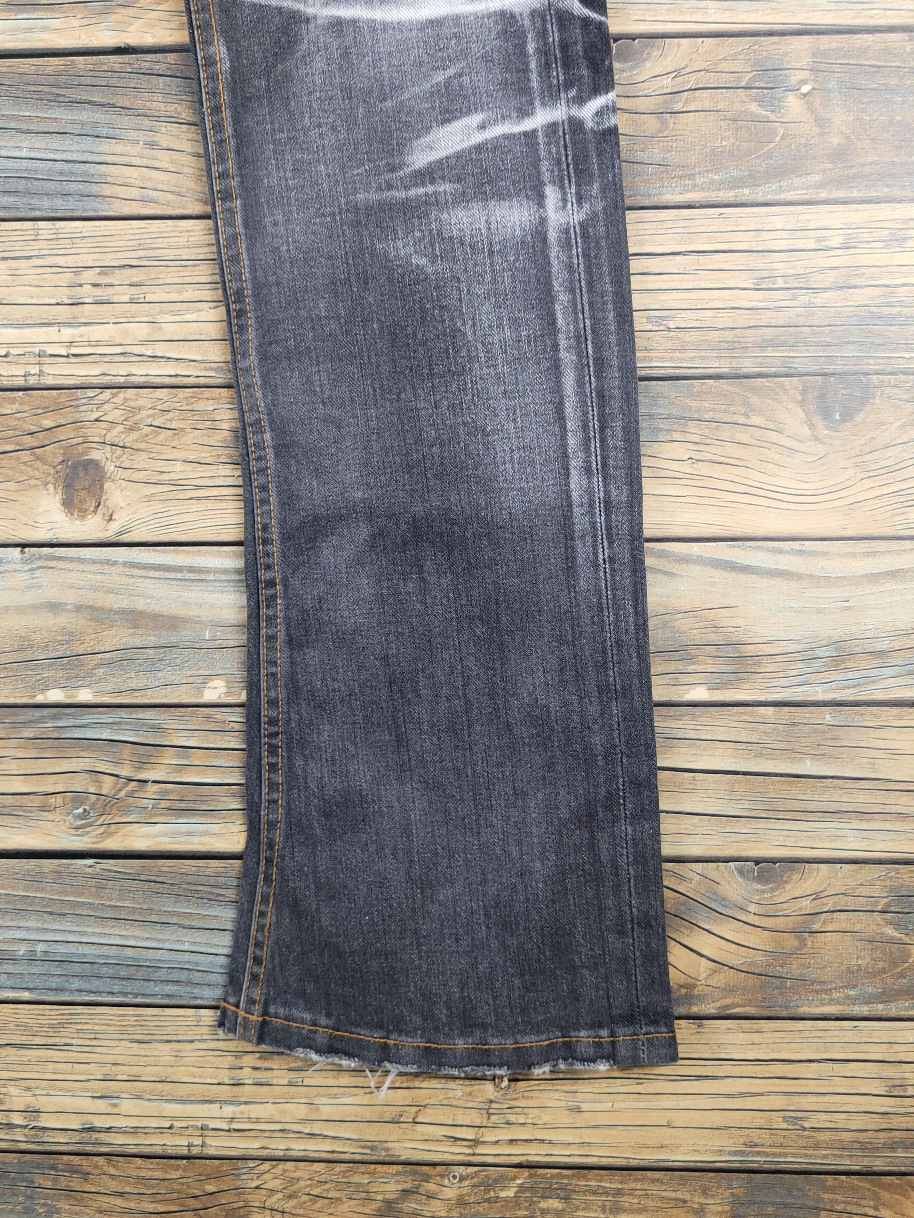 JACKROSE Jack Rose Black faded Distressed Ripped Jeans #W1414 Size US 30 / EU 46 - 7 Thumbnail