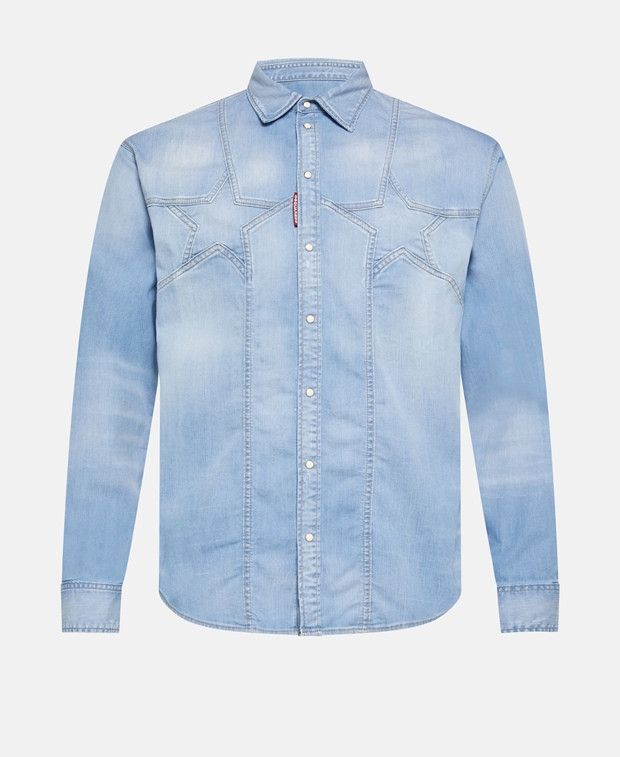 Dsquared2 Denim shirt Size 46R - 1 Preview