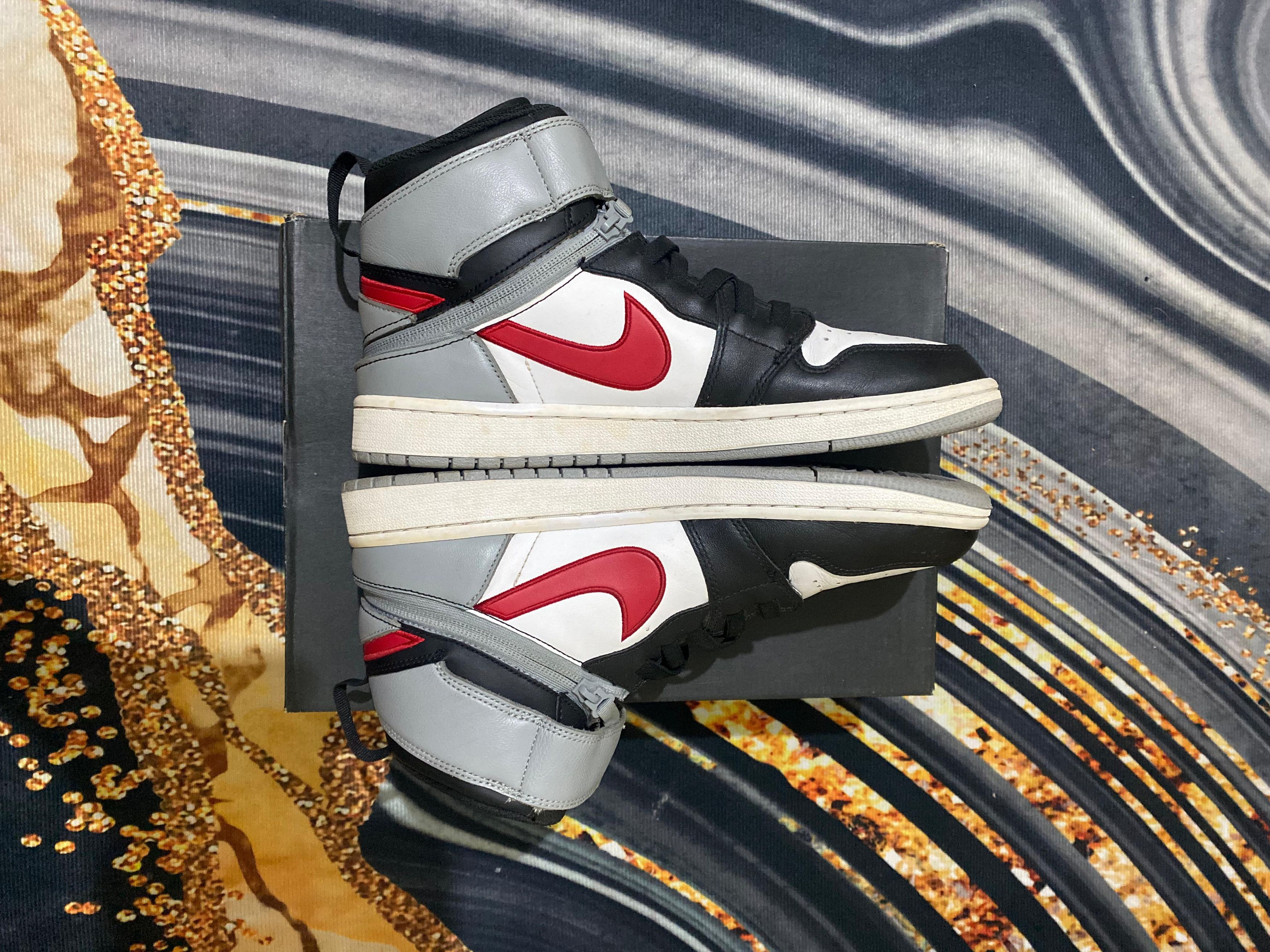 Jordan Brand Air Jordan 1 Hi Flyease Particle Grey Size US 10 / EU 43 - 2 Thumbnail