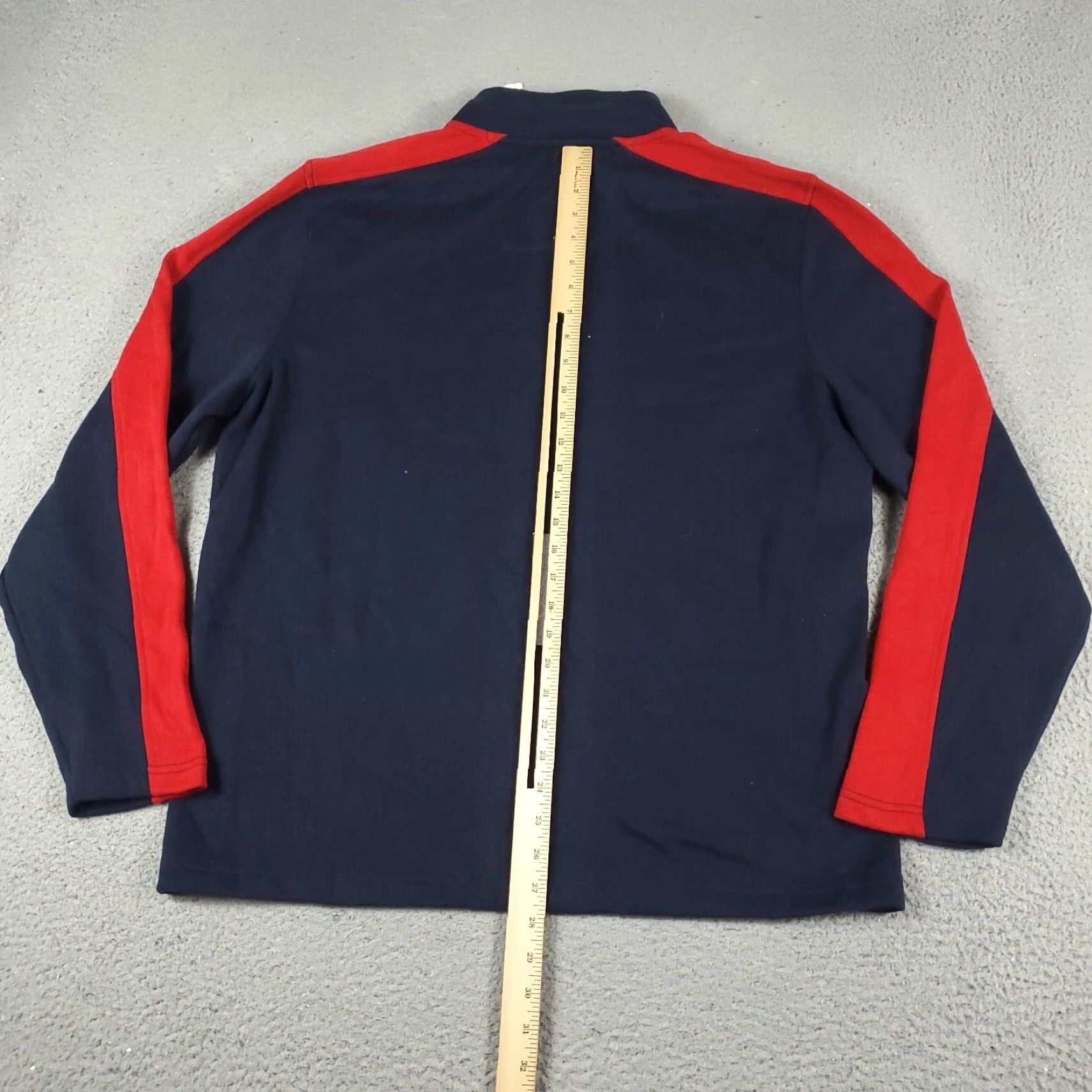 Nautica Nautica Mens Large Blue 1/4 Zip Pullover Sweater Size US L / EU 52-54 / 3 - 6 Thumbnail