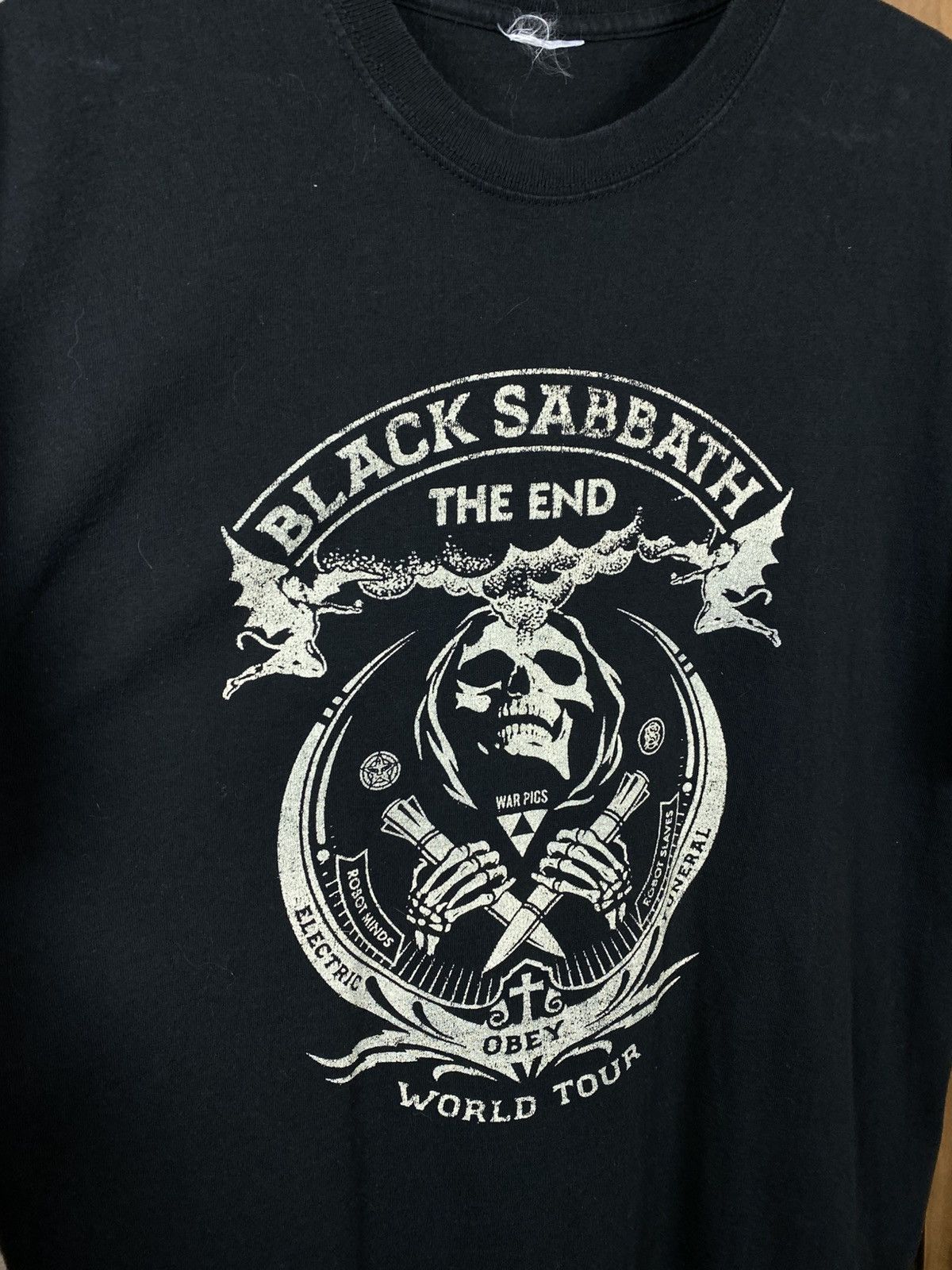 Black Sabbath 💀Vintage 90s T-Shirt Black Sabbath The End World Tour OBEY💀 Size US XXL / EU 58 / 5 - 2 Thumbnail