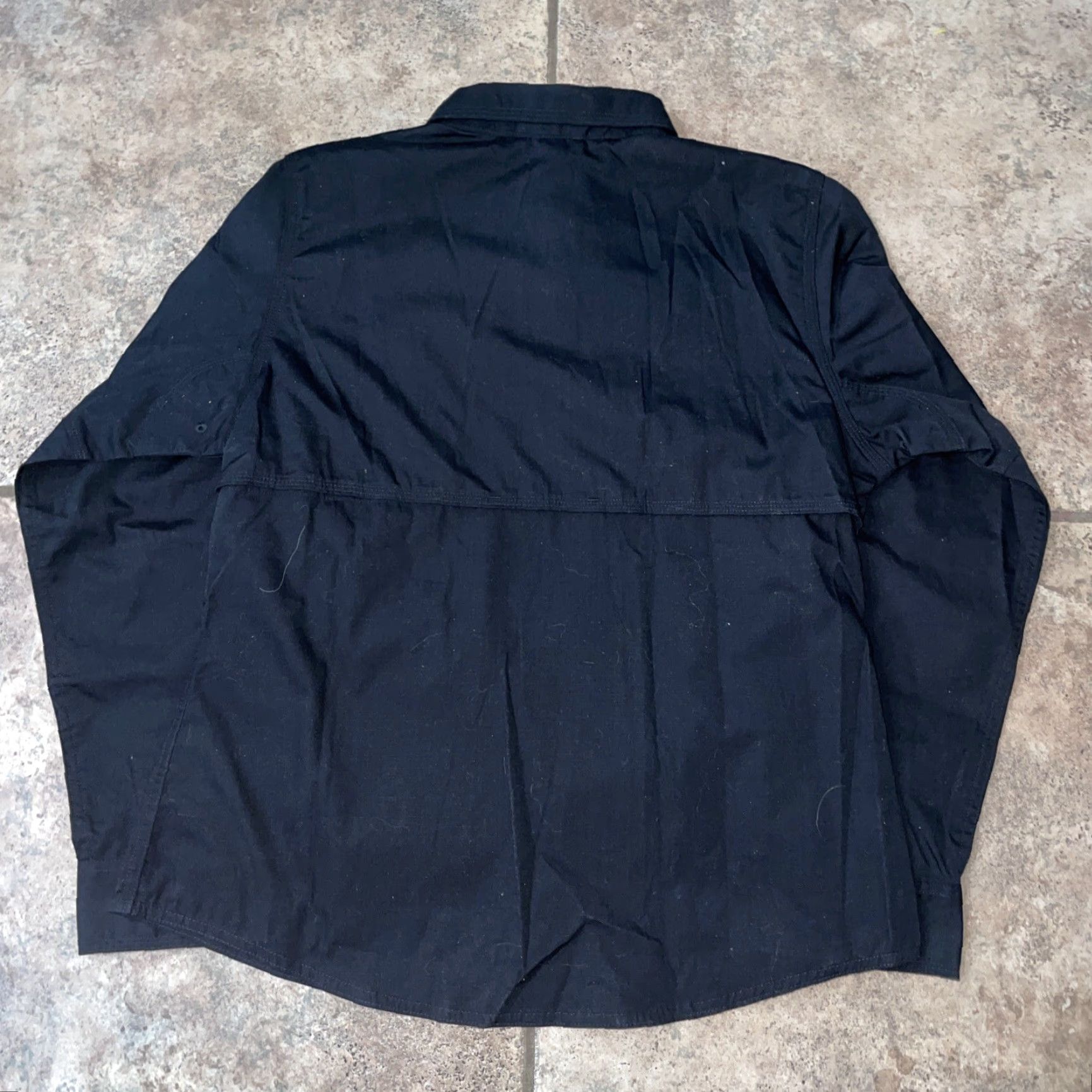 Vintage 5.11 Tactical Conceal Shirt Womens Small Black Long Sleeve Cap Sleeve Button-Up Shirt Women S Mens? Size S / US 4 / IT 40 - 4 Thumbnail