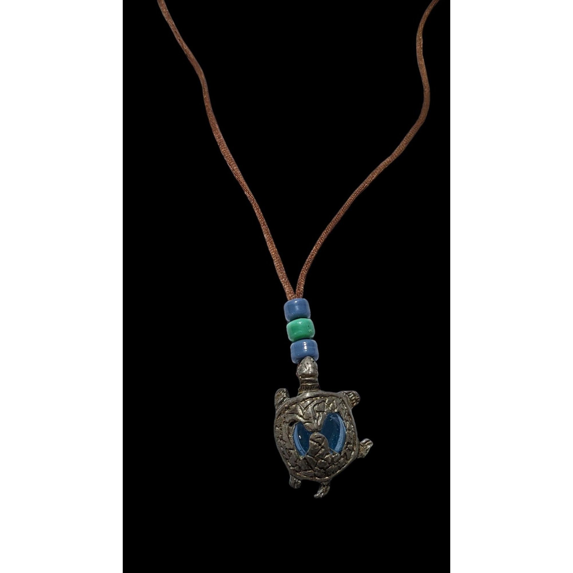 Other Blue Glass Turtle Necklace Size ONE SIZE - 4 Thumbnail